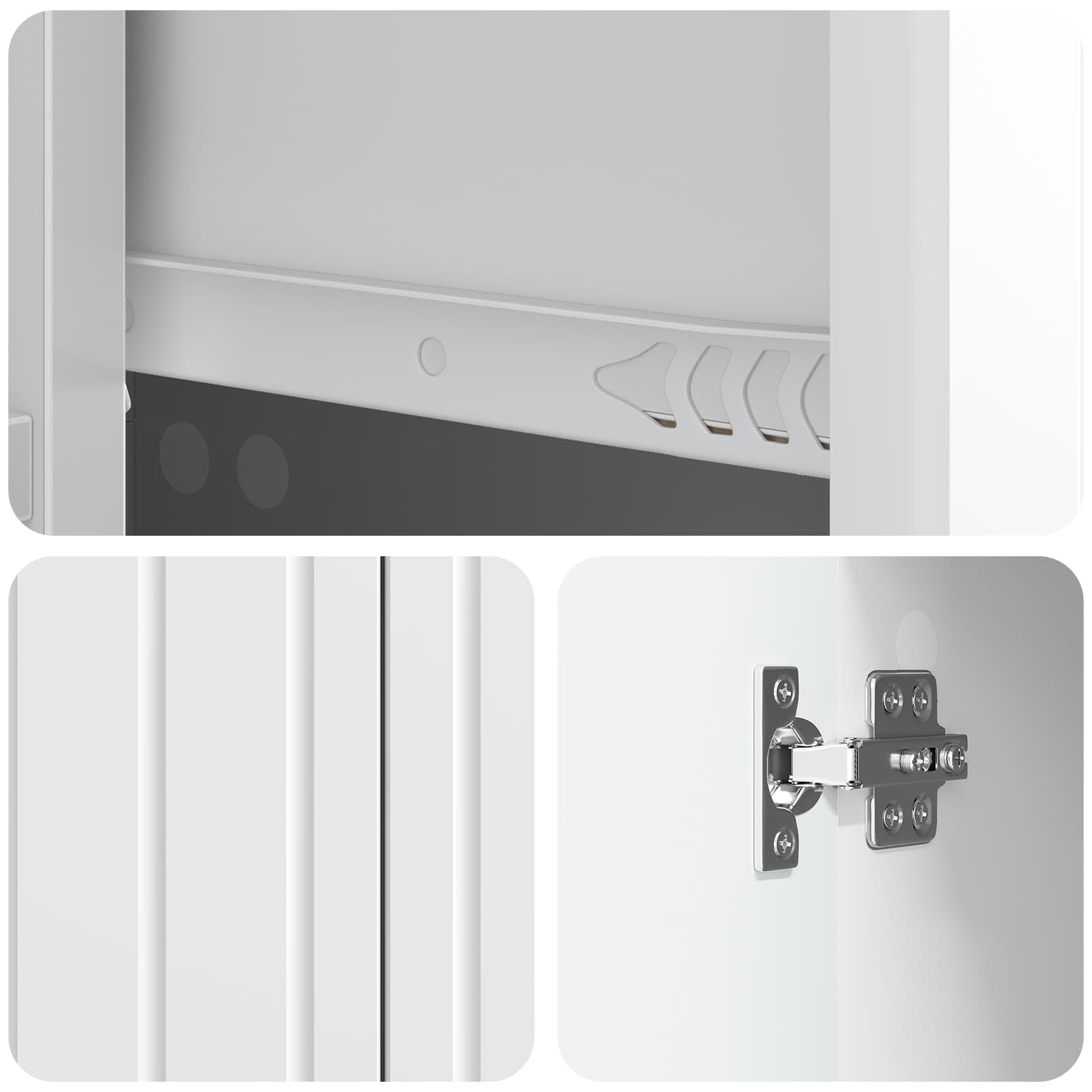 Kreveta s ladicama Bijela visokog sjaja 66 x 34,5 x 91,5 cm