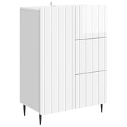 Kreveta s ladicama Bijela visokog sjaja 66 x 34,5 x 91,5 cm