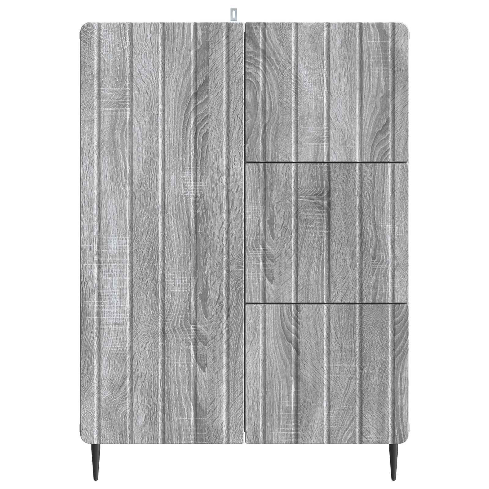 Kreveta Siva sonoma 66 x 34,5 x 91,5 cm Konstruirano drvo