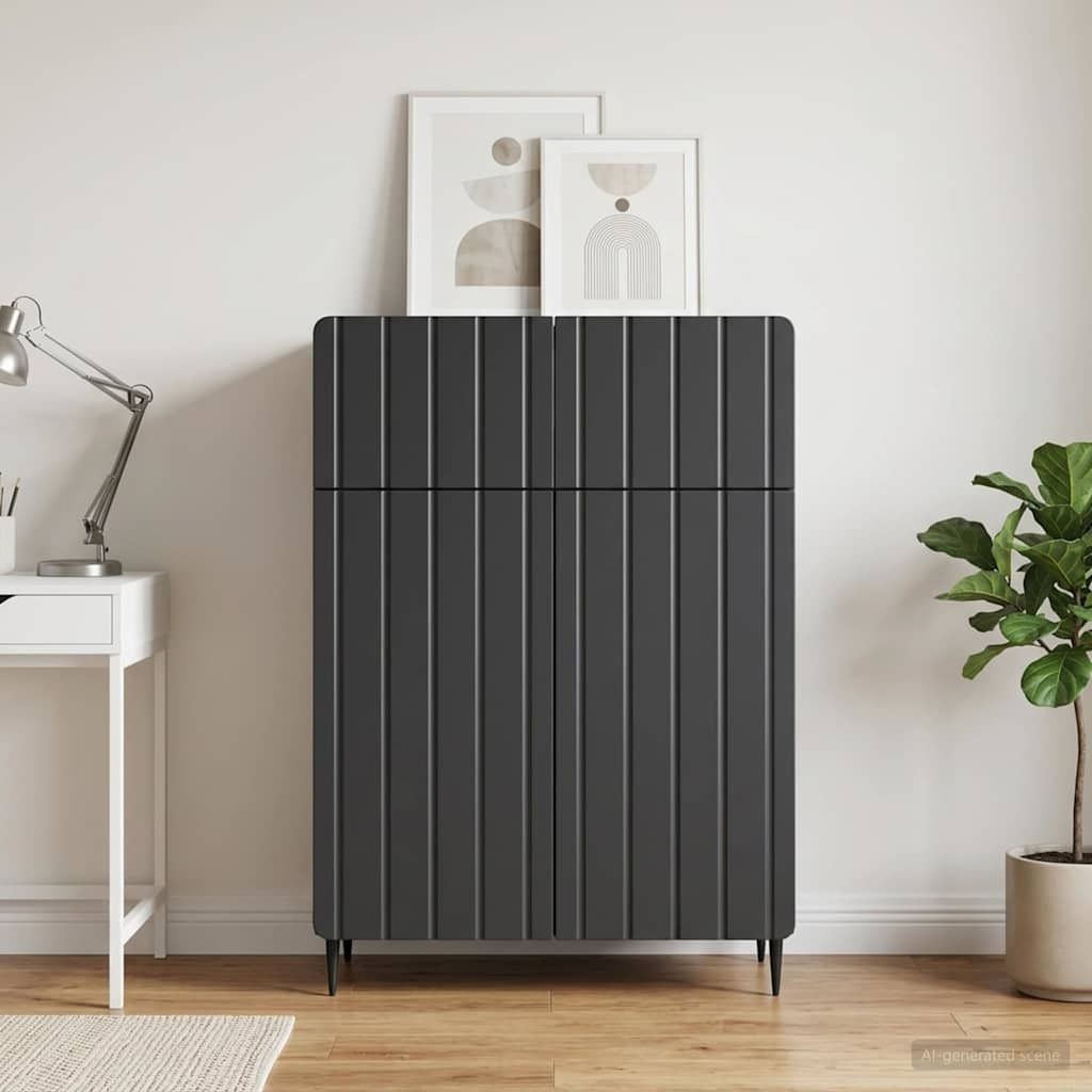 Kreveta s ladicama Crna 66 x 34,5 x 92 cm Konstruirano drvo