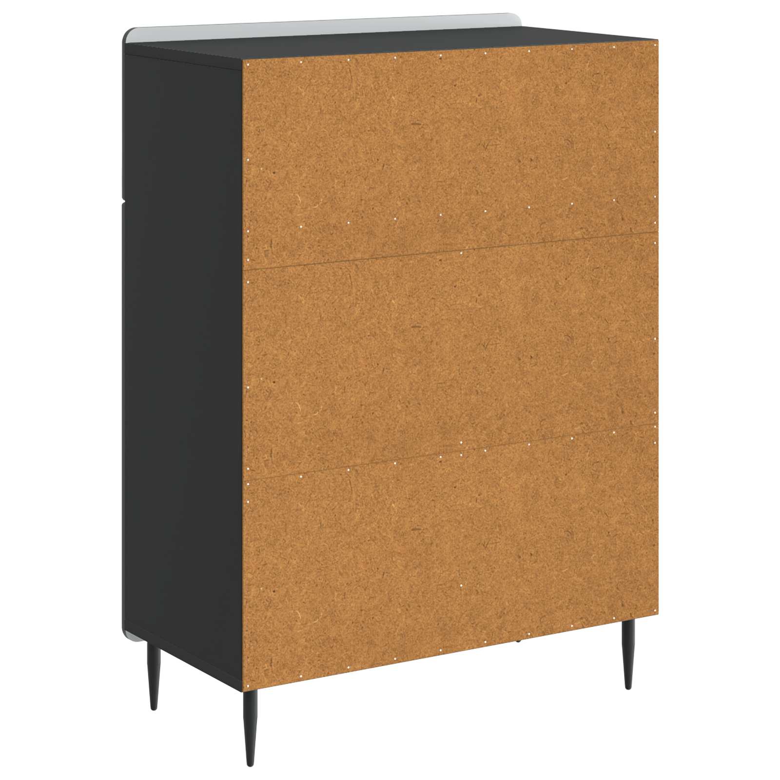 Kreveta s ladicama Crna 66 x 34,5 x 92 cm Konstruirano drvo