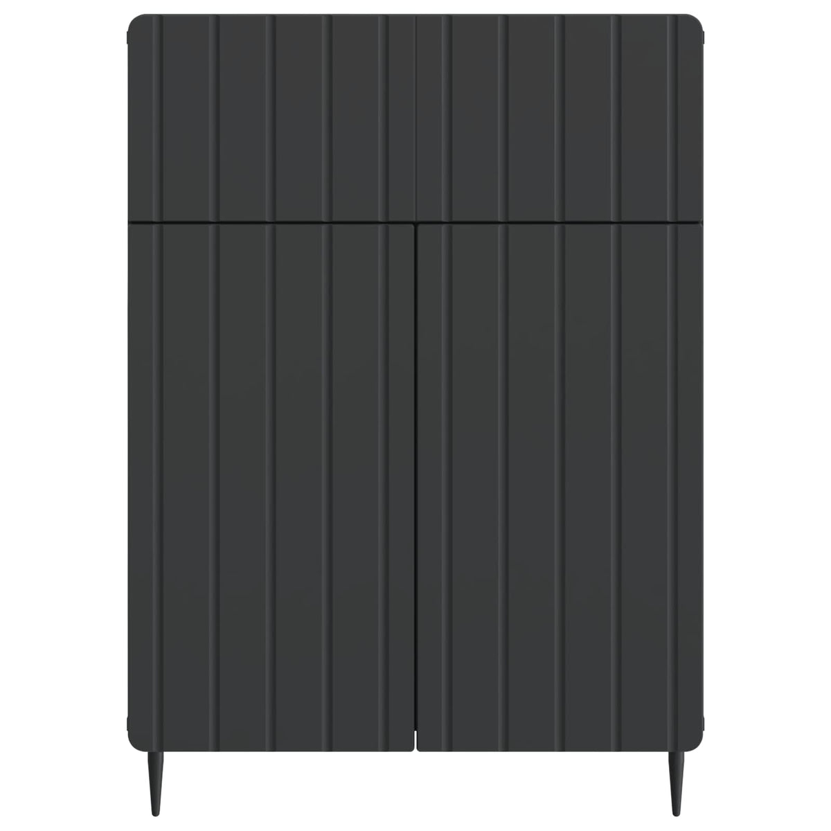 Kreveta s ladicama Crna 66 x 34,5 x 92 cm Konstruirano drvo