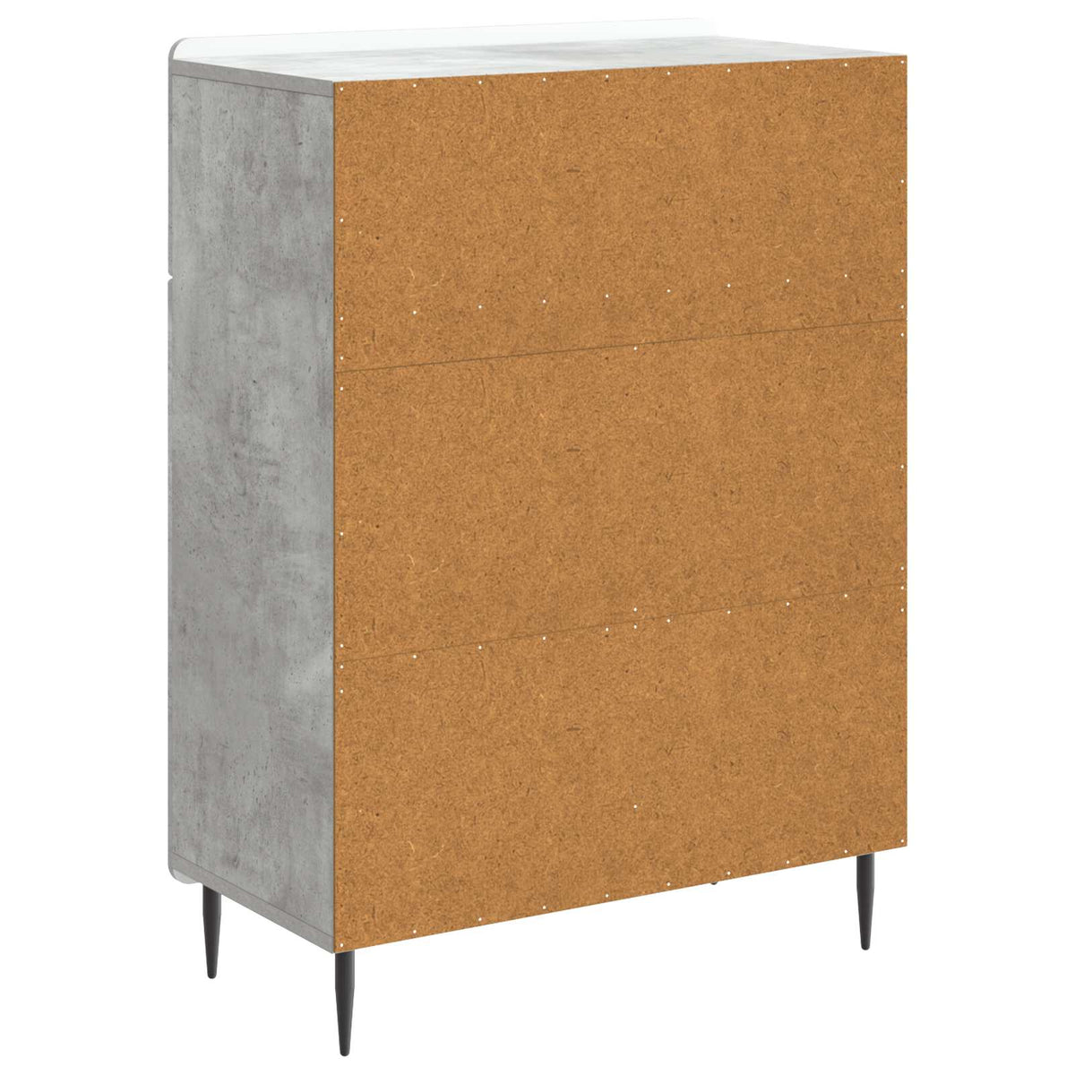 Kreveta Betonska siva 66 x 34,5 x 92 cm Konstruirano drvo