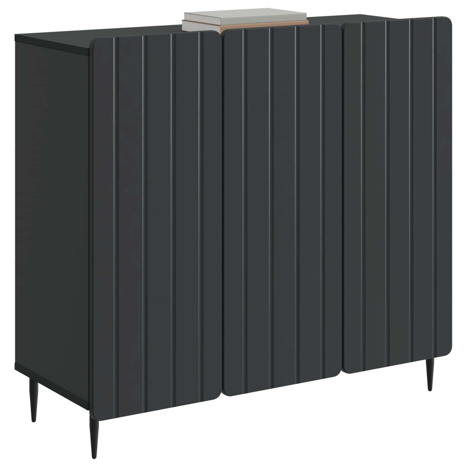 Kreveta Crna 89 x 34,5 x 82 cm Konstruirano drvo
