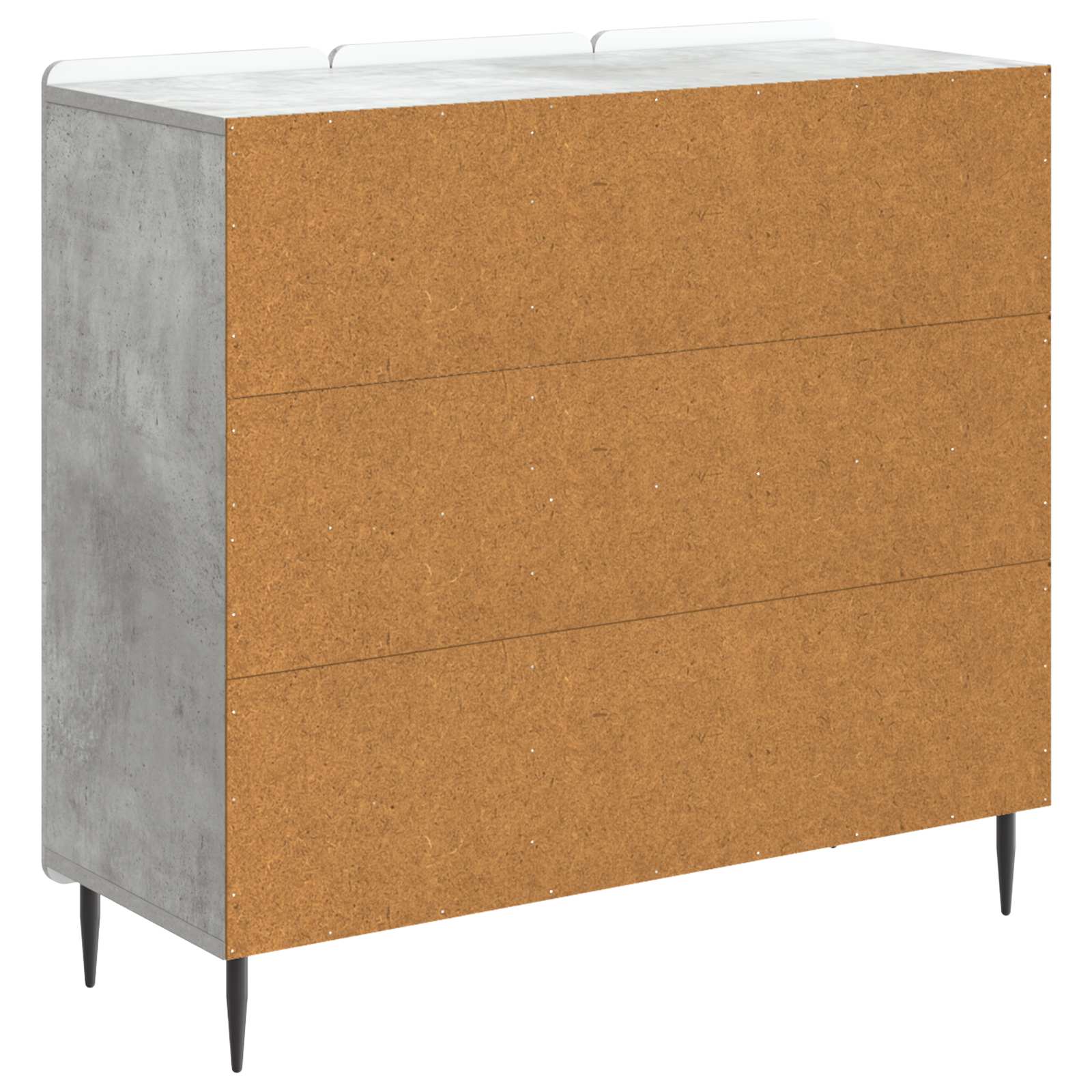 Kreveta Betonska siva 89 x 34,5 x 82 cm Konstruirano drvo