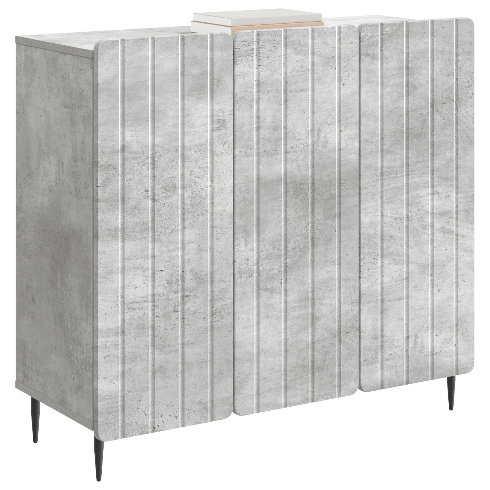 Kreveta Betonska siva 89 x 34,5 x 82 cm Konstruirano drvo