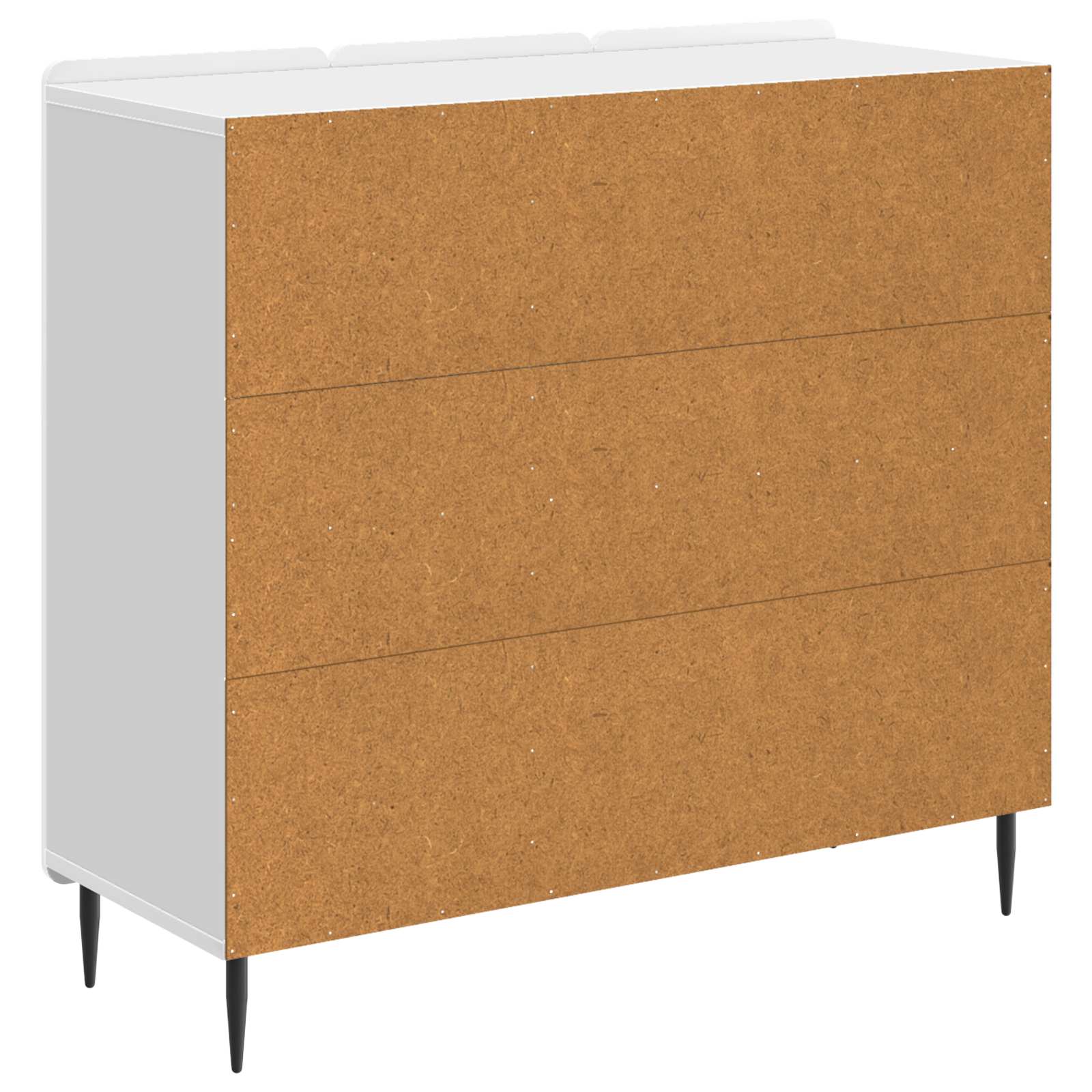 Kreveta Bijela visokog sjaja 89 x 34,5 x 82 cm
