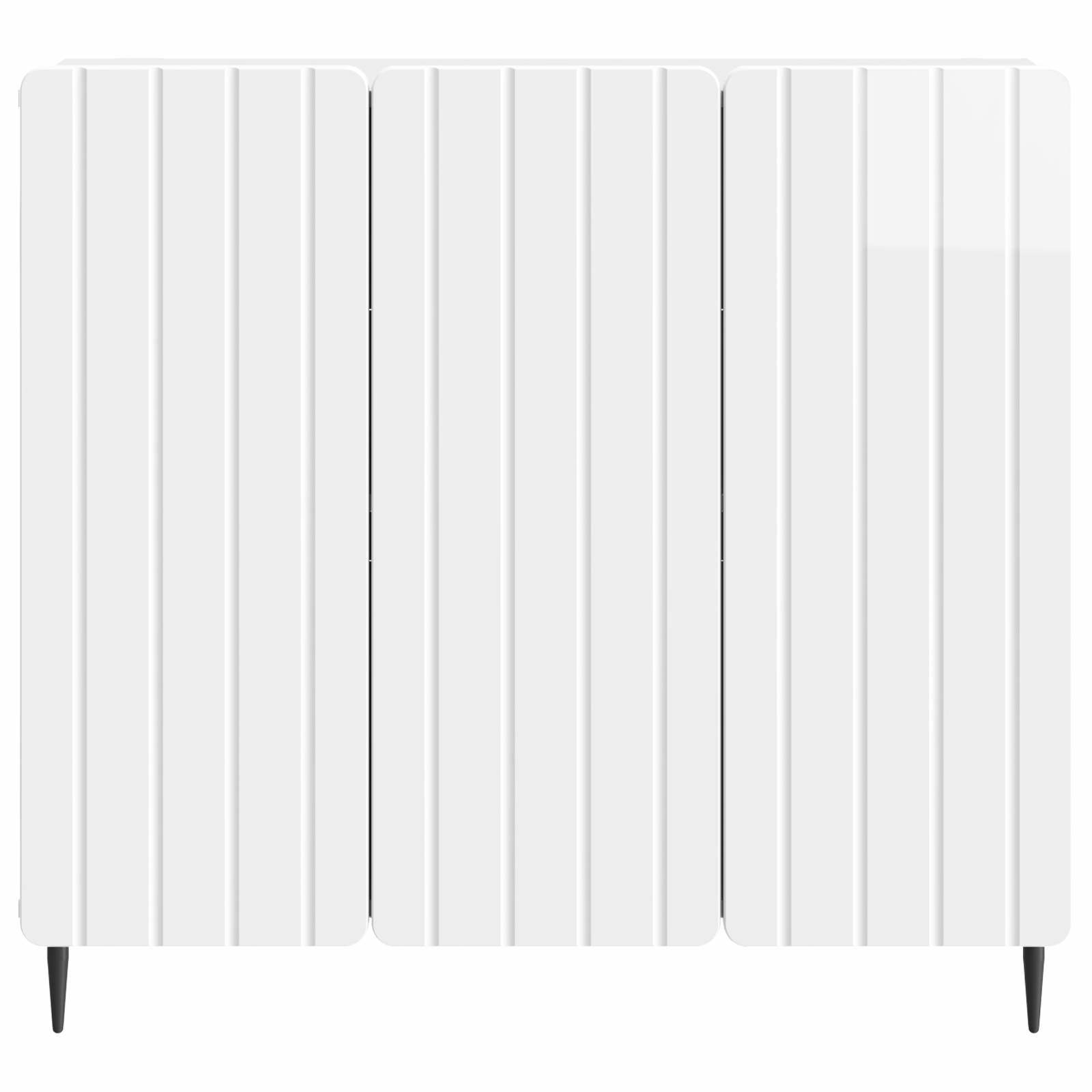 Kreveta Bijela visokog sjaja 89 x 34,5 x 82 cm