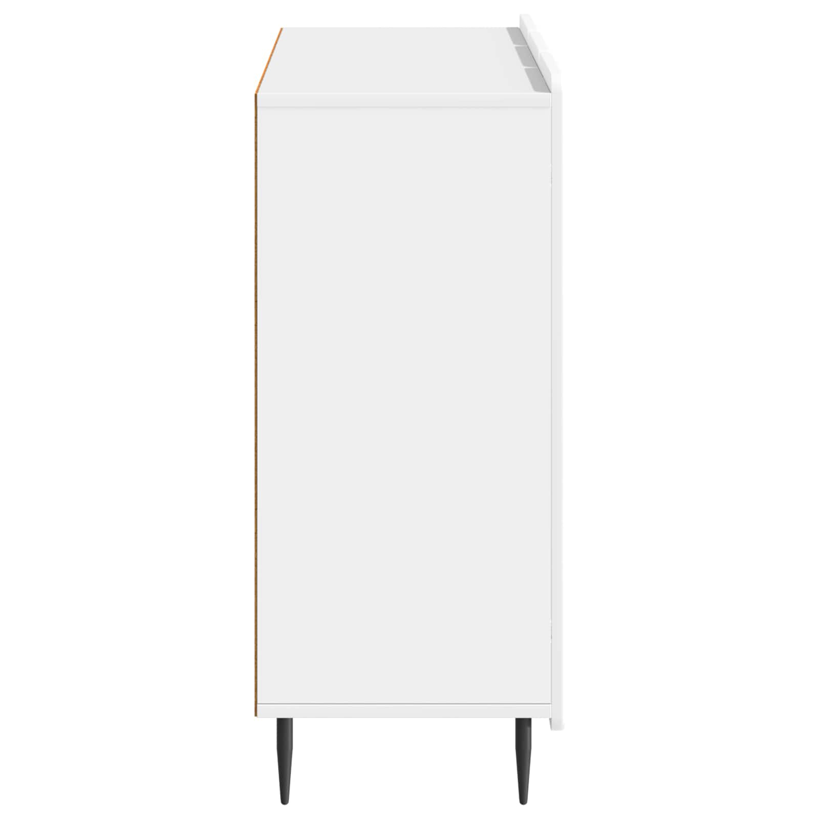 Kreveta Bijela visokog sjaja 89 x 34,5 x 82 cm