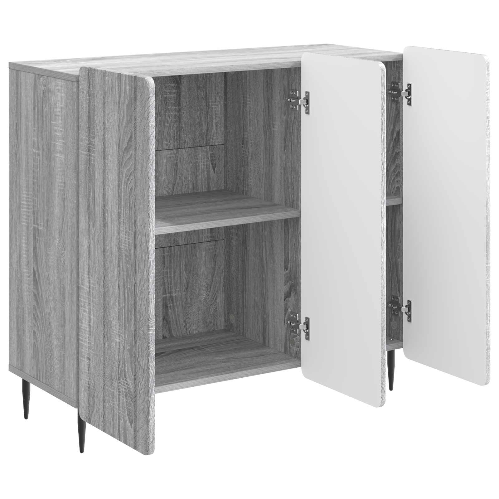 Kreveta Siva sonoma 89 x 34,5 x 82 cm Konstruirano drvo