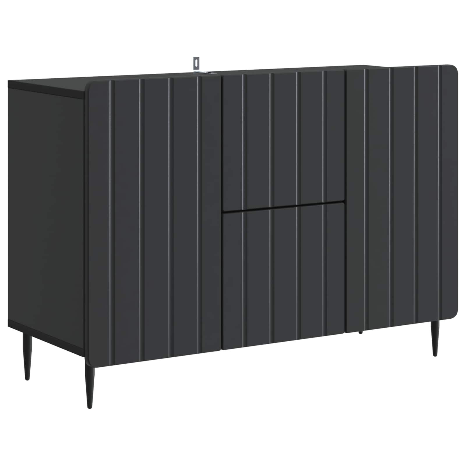 Kreveta s ladicama Crna 89 x 34,5 x 62 cm Konstruirano drvo