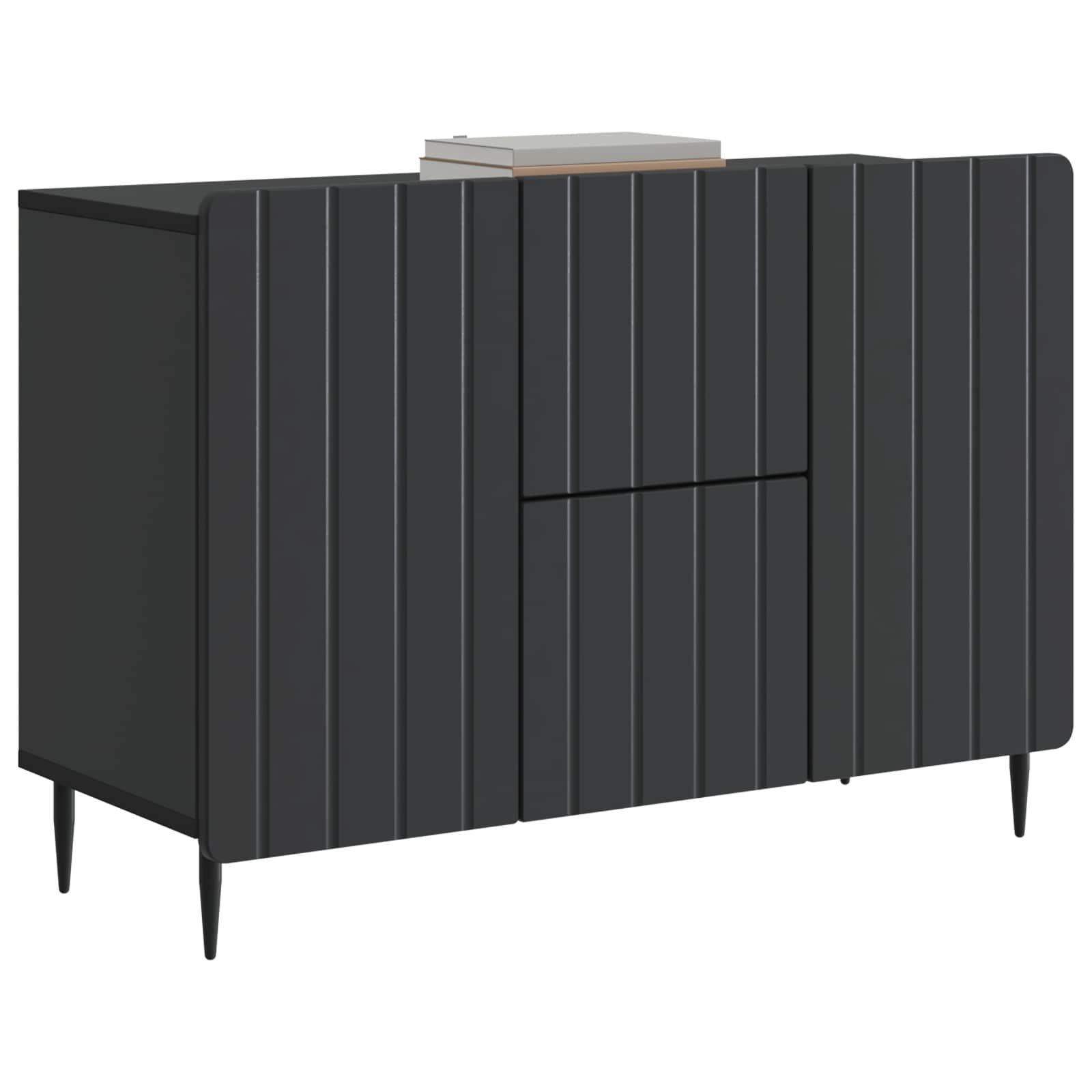 Kreveta s ladicama Crna 89 x 34,5 x 62 cm Konstruirano drvo