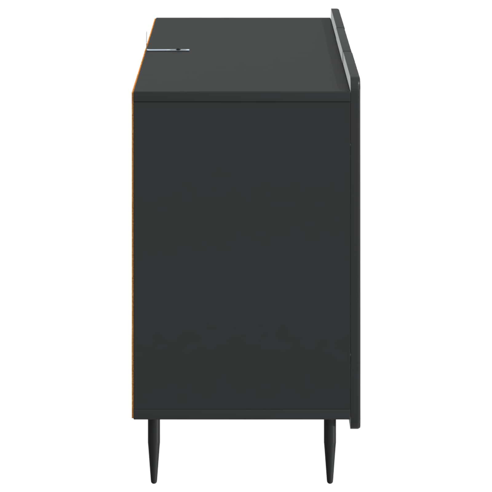 Kreveta s ladicama Crna 89 x 34,5 x 62 cm Konstruirano drvo