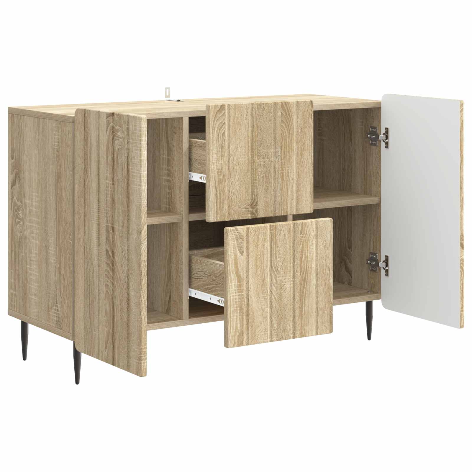 Kreveta Hrast sonoma 89 x 34,5 x 62 cm Konstruirano drvo