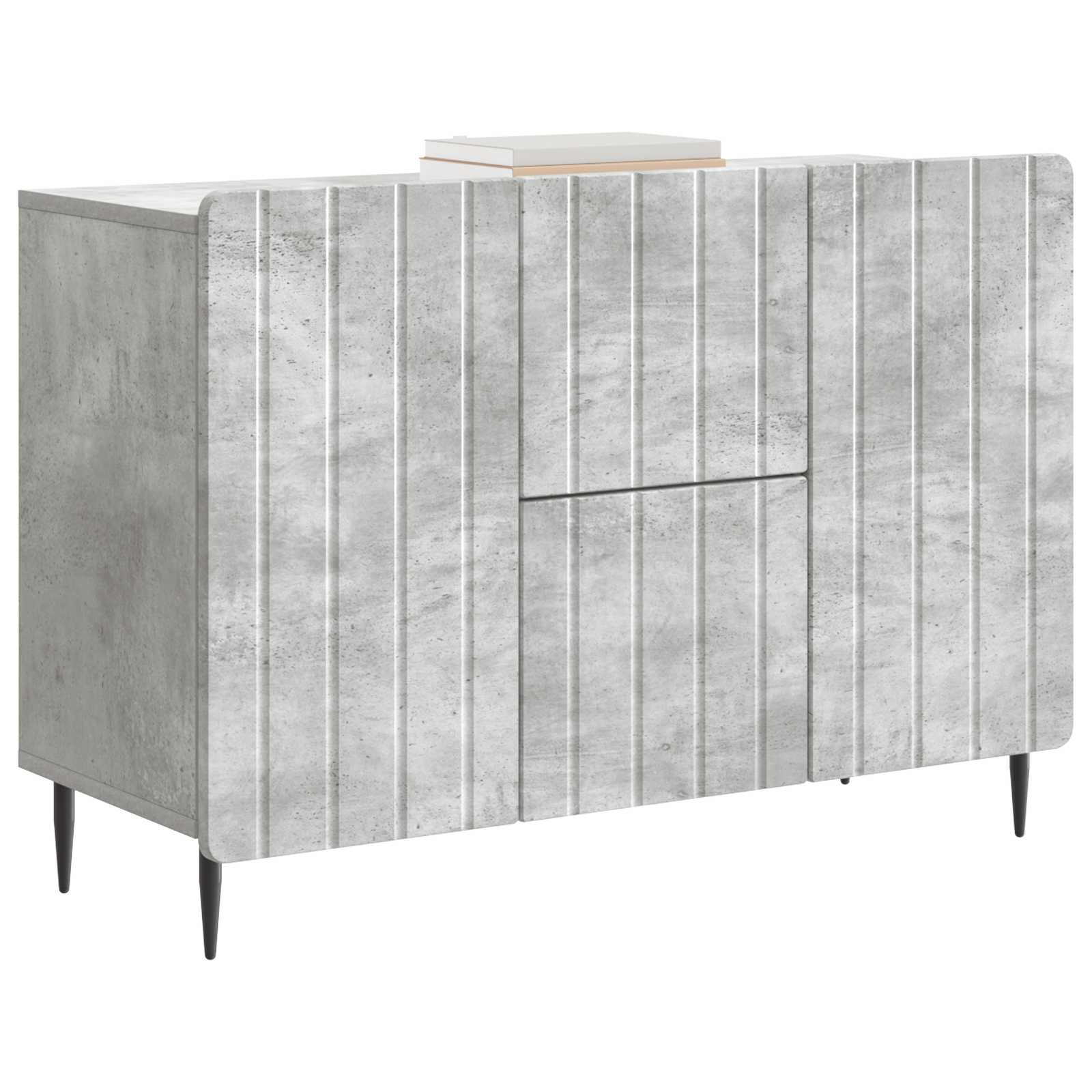 Kreveta Betonska siva 89 x 34,5 x 62 cm Konstruirano drvo