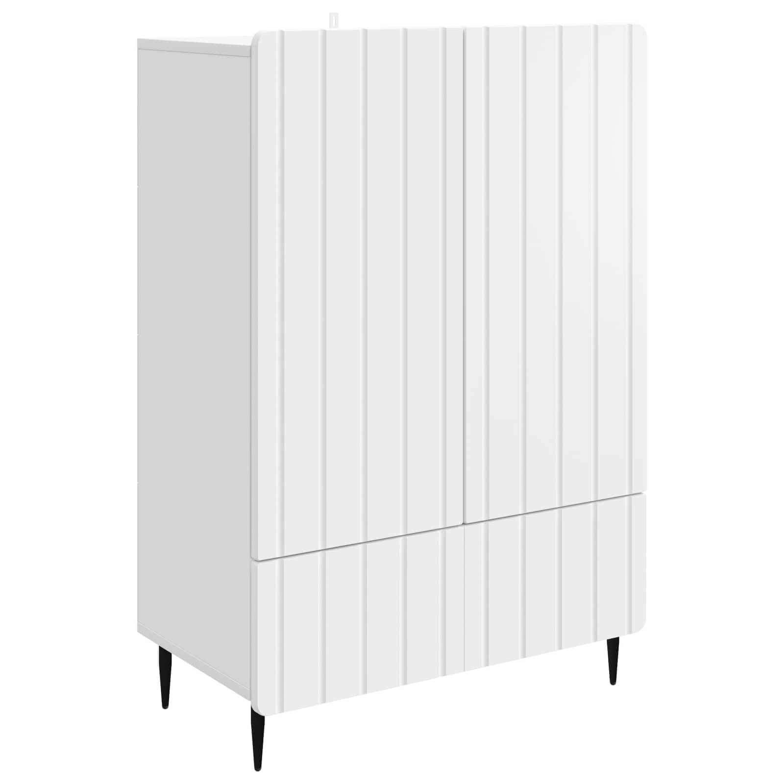 Kreveta s ladicama Bijela 66 x 34,5 x 97 cm Konstruirano drvo