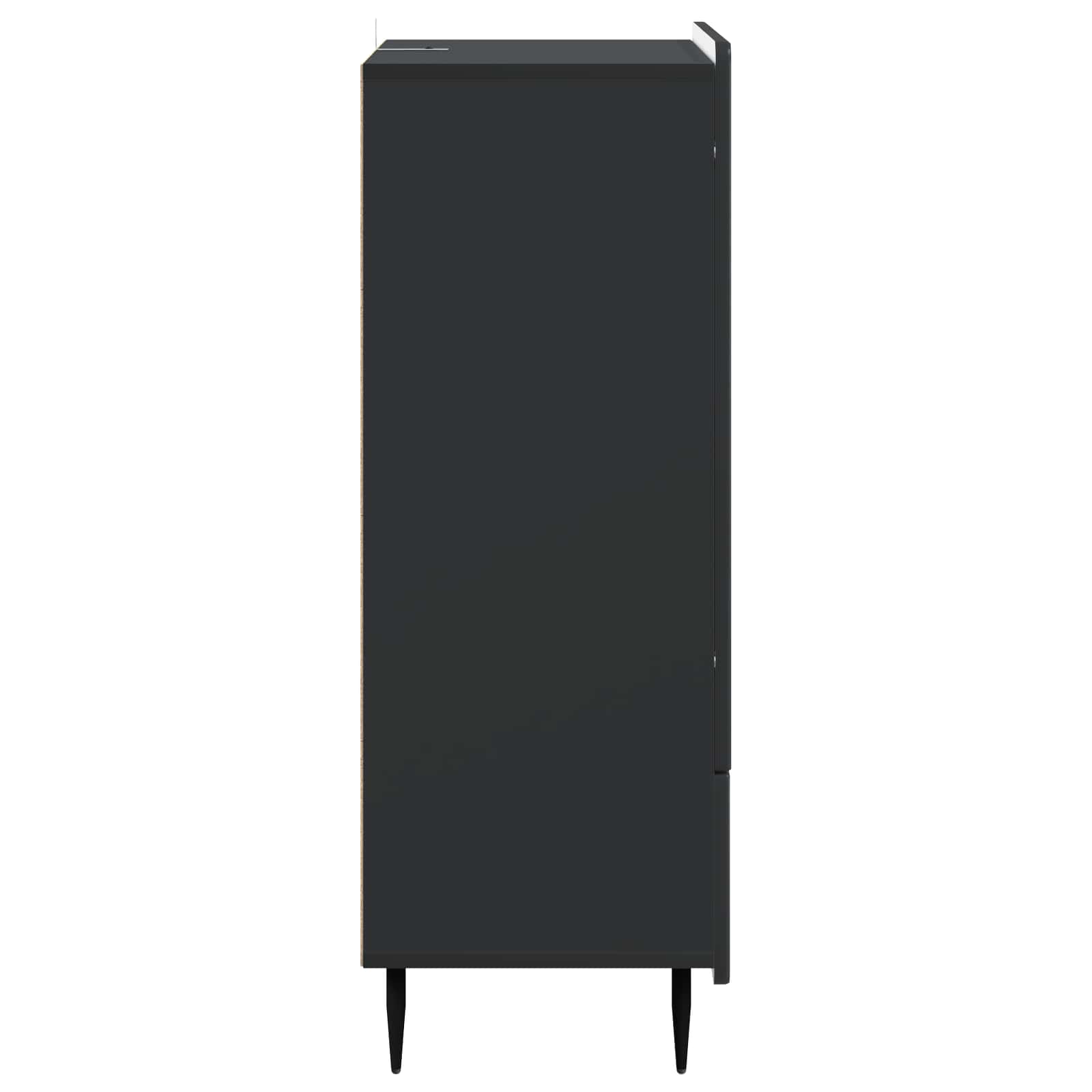 Kreveta s ladicama Crna 66 x 34,5 x 97 cm Konstruirano drvo