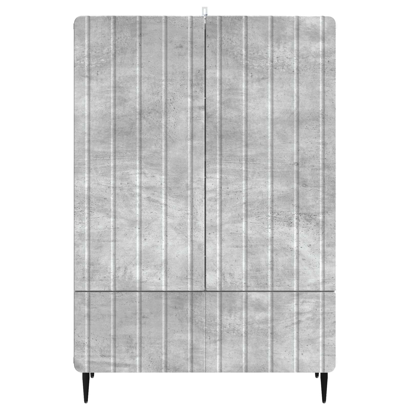 Kreveta Betonska siva 66 x 34,5 x 97 cm Konstruirano drvo
