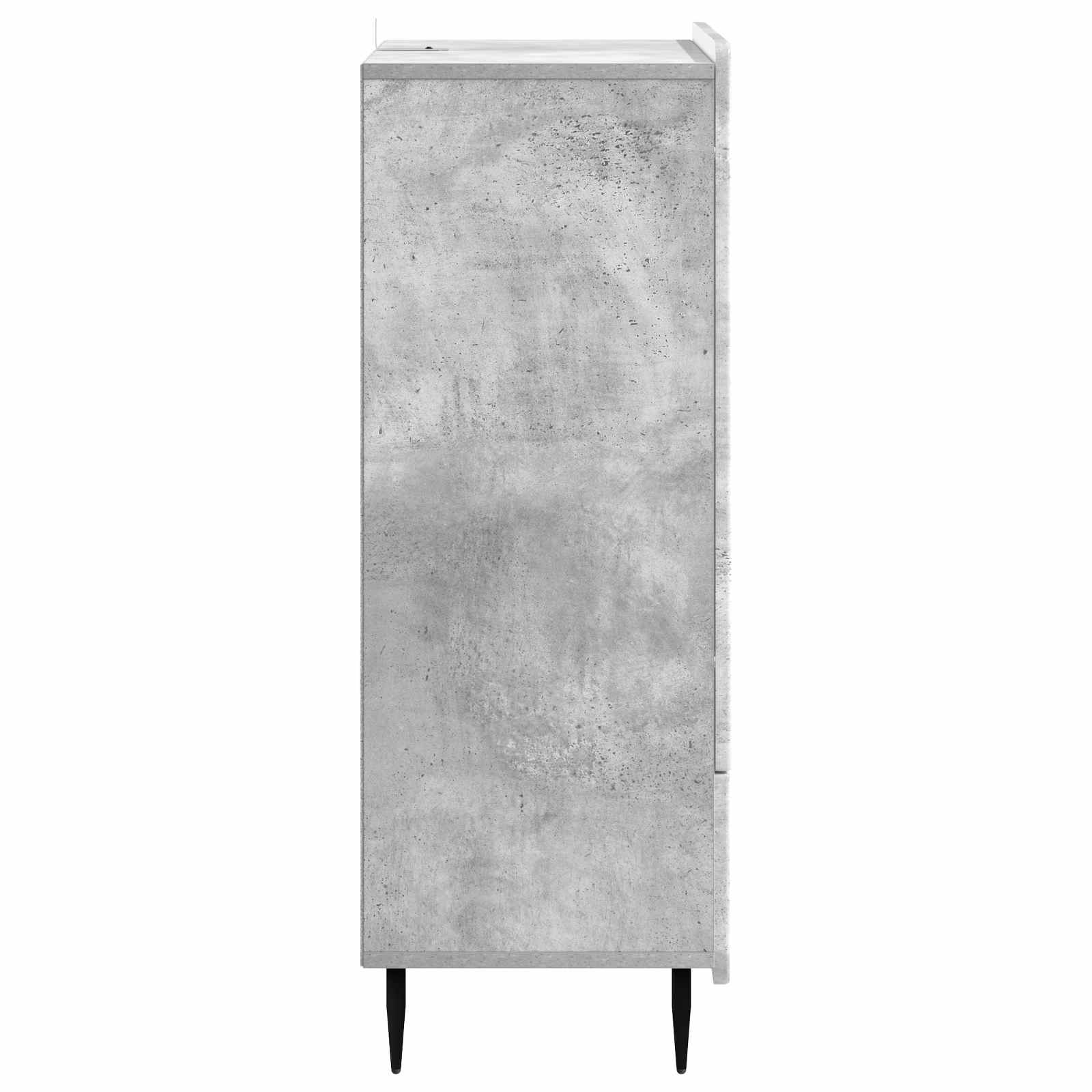 Kreveta Betonska siva 66 x 34,5 x 97 cm Konstruirano drvo