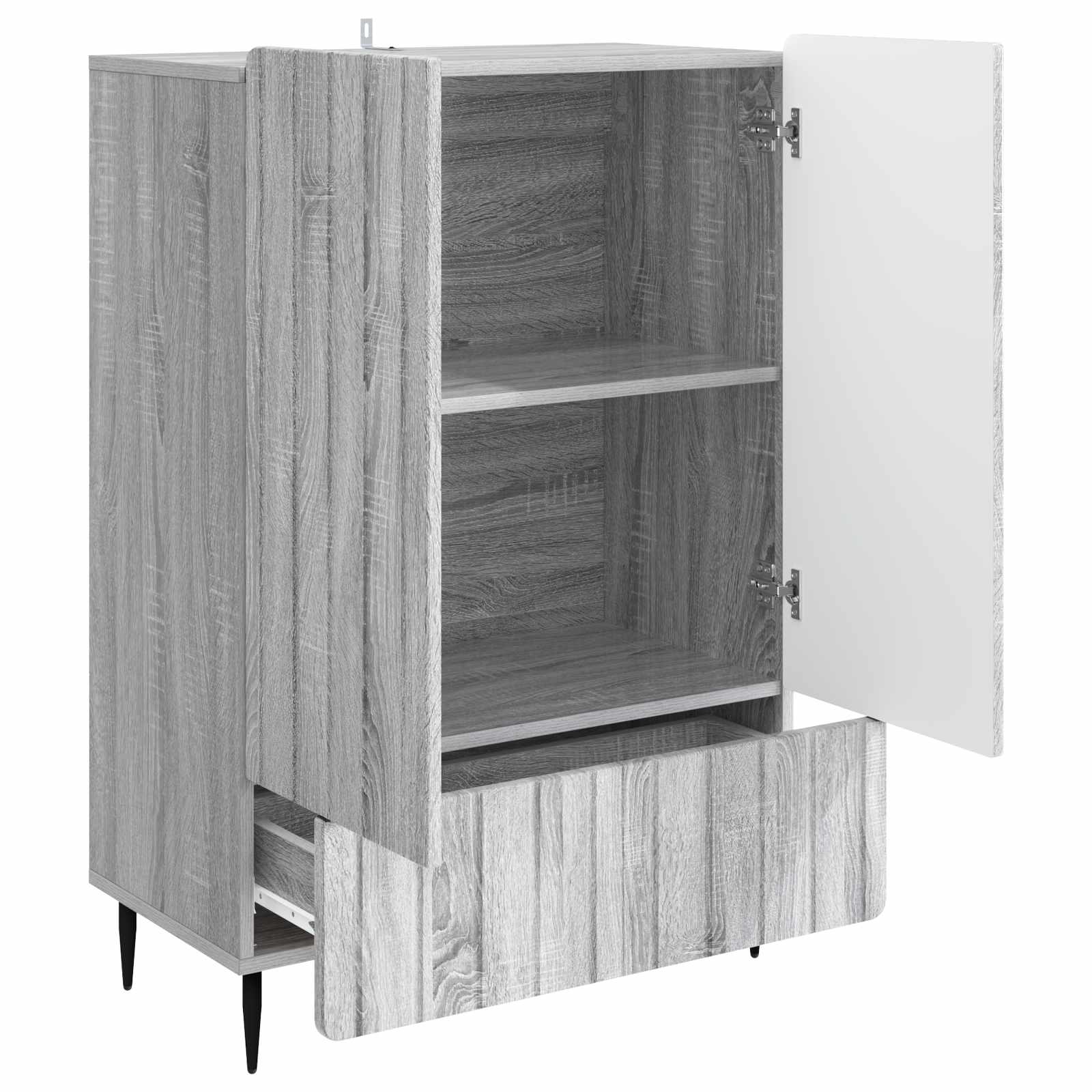 Kreveta Siva sonoma 66 x 34,5 x 97 cm Konstruirano drvo