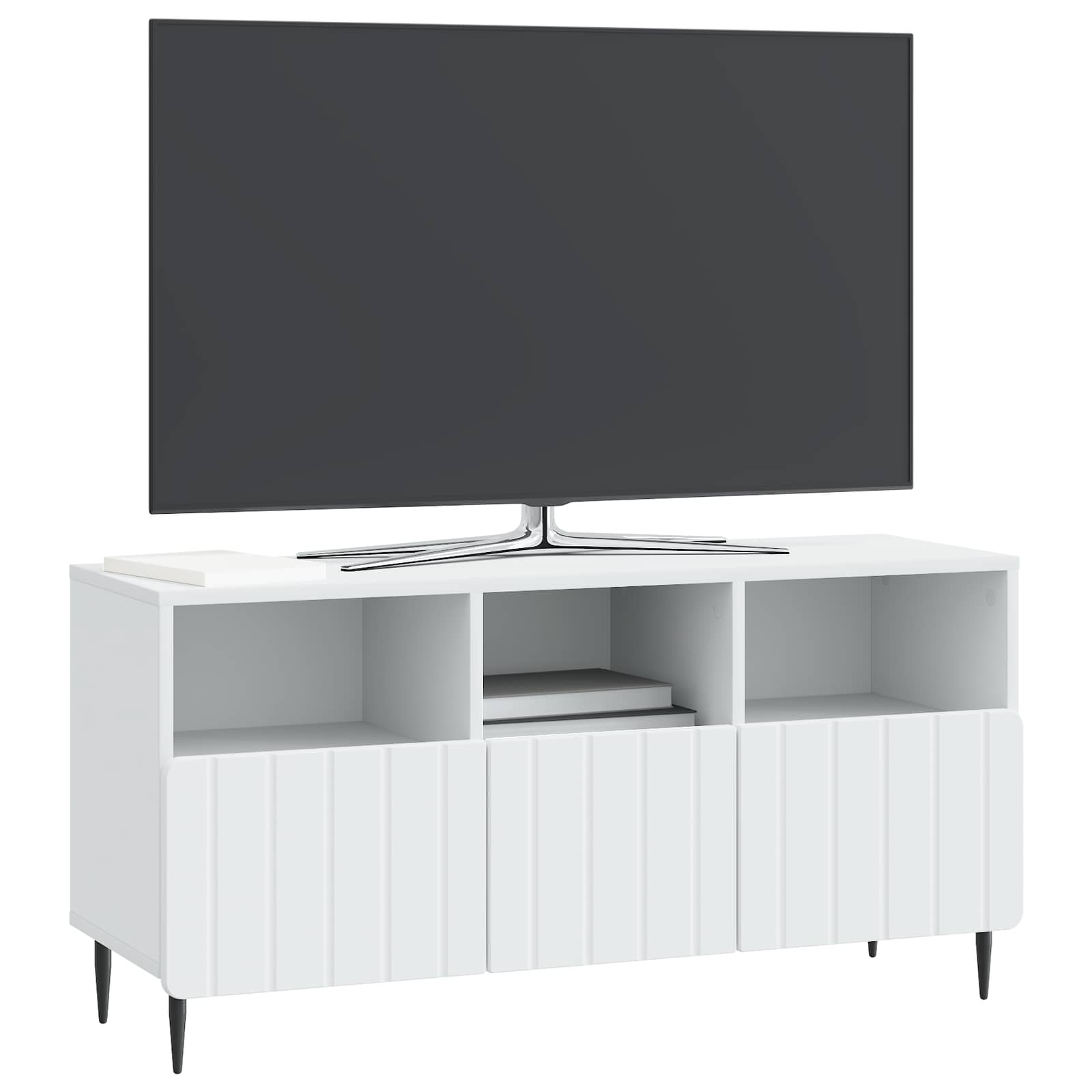 TV ormar s ladicama Bijela 102 x 34,5 x 50 cm Konstruirano drvo
