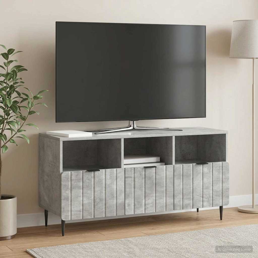 TV ormar Betonska siva 102 x 34,5 x 50 cm Konstruirano drvo