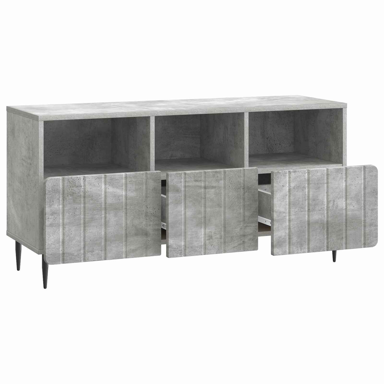 TV ormar Betonska siva 102 x 34,5 x 50 cm Konstruirano drvo