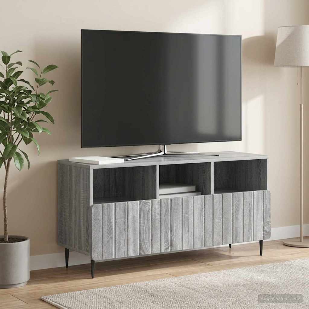 TV ormar Siva sonoma 102 x 34,5 x 50 cm Konstruirano drvo