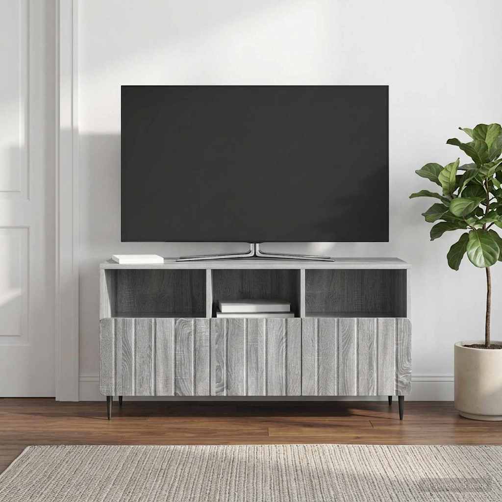 TV ormar Siva sonoma 102 x 34,5 x 50 cm Konstruirano drvo
