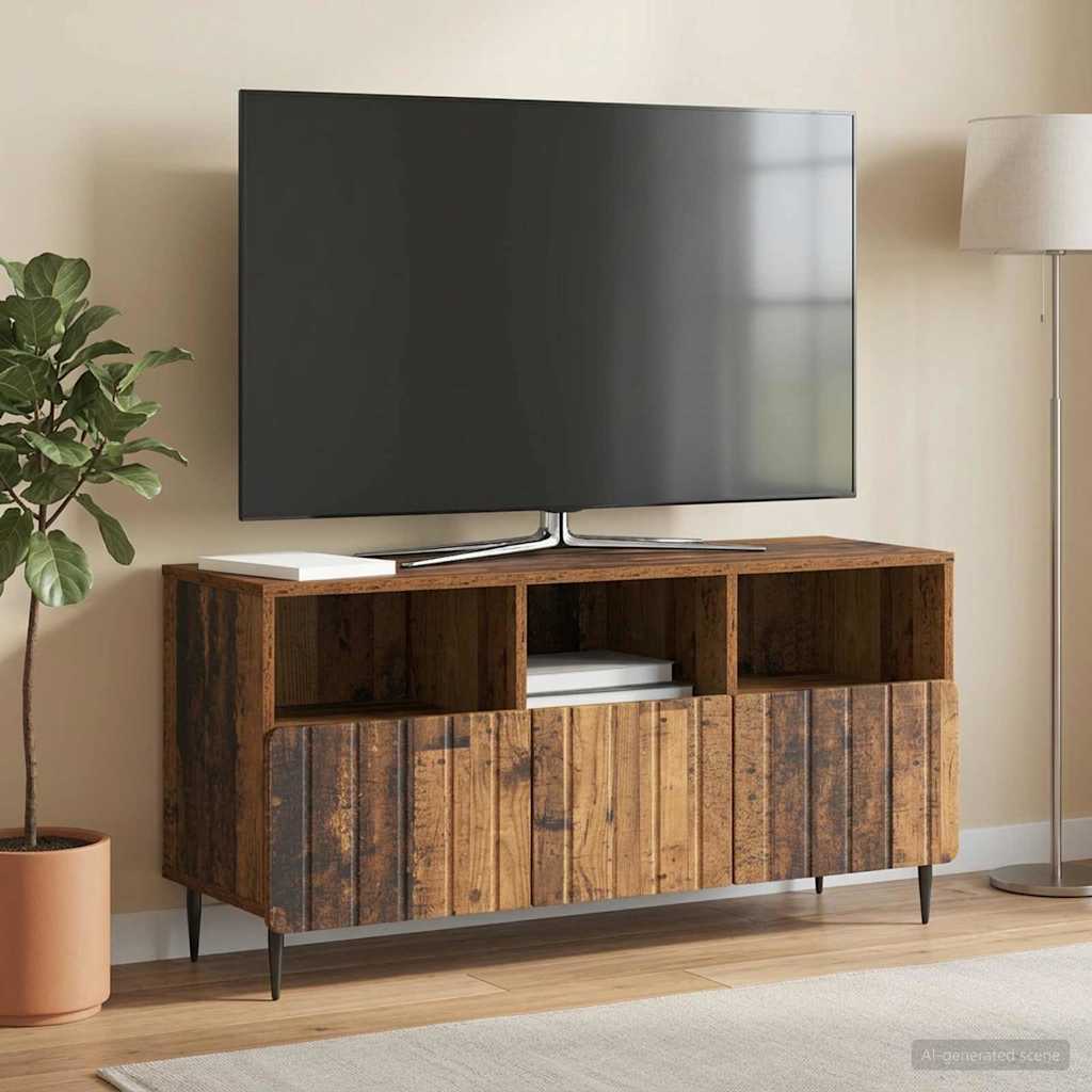 TV ormar Staro drvo 102 x 34,5 x 50 cm Konstruirano drvo