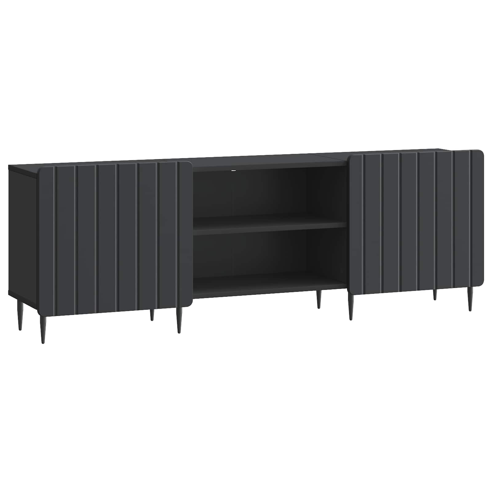 TV ormar Crna 150 x 31 x 52 cm Konstruirano drvo