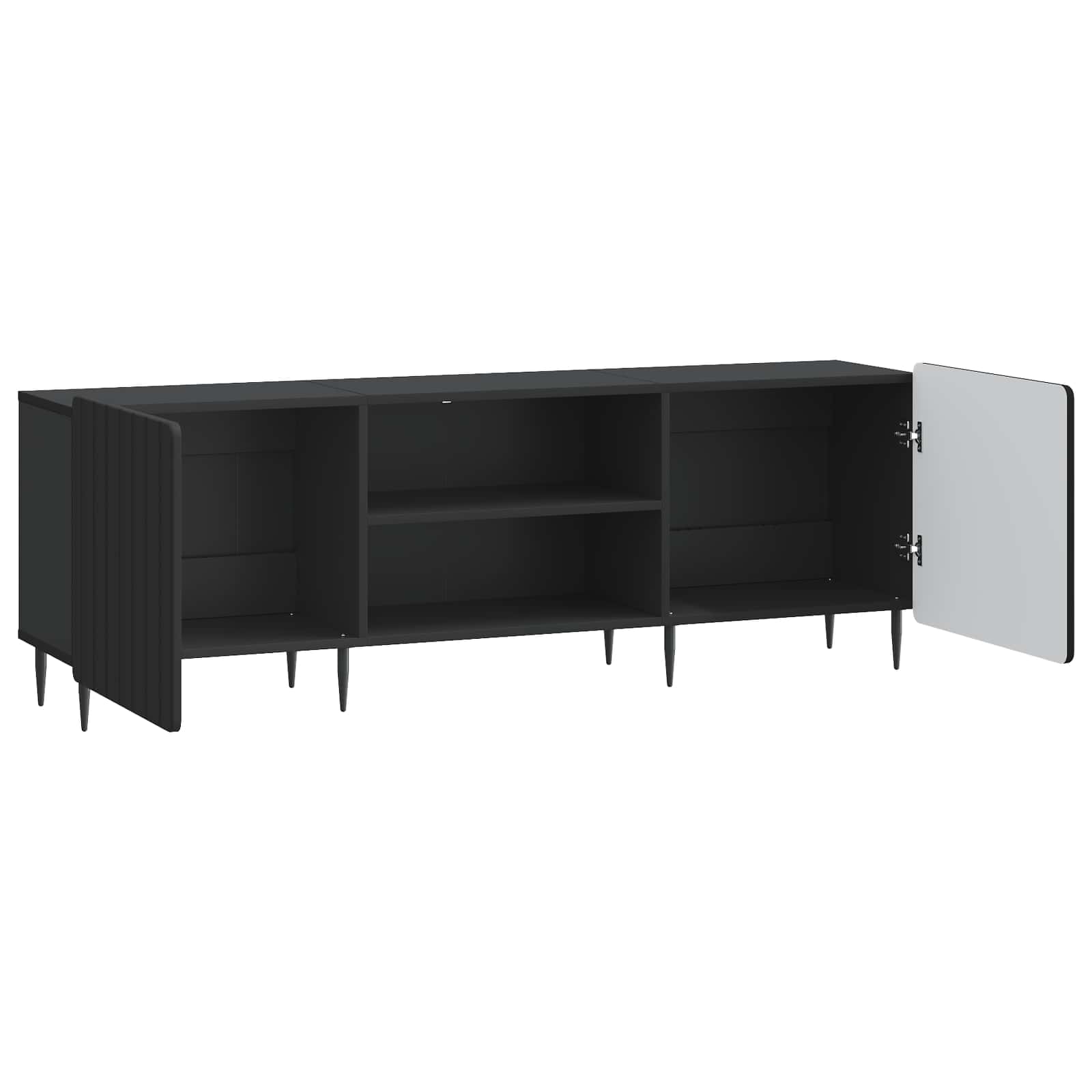 TV ormar Crna 150 x 31 x 52 cm Konstruirano drvo
