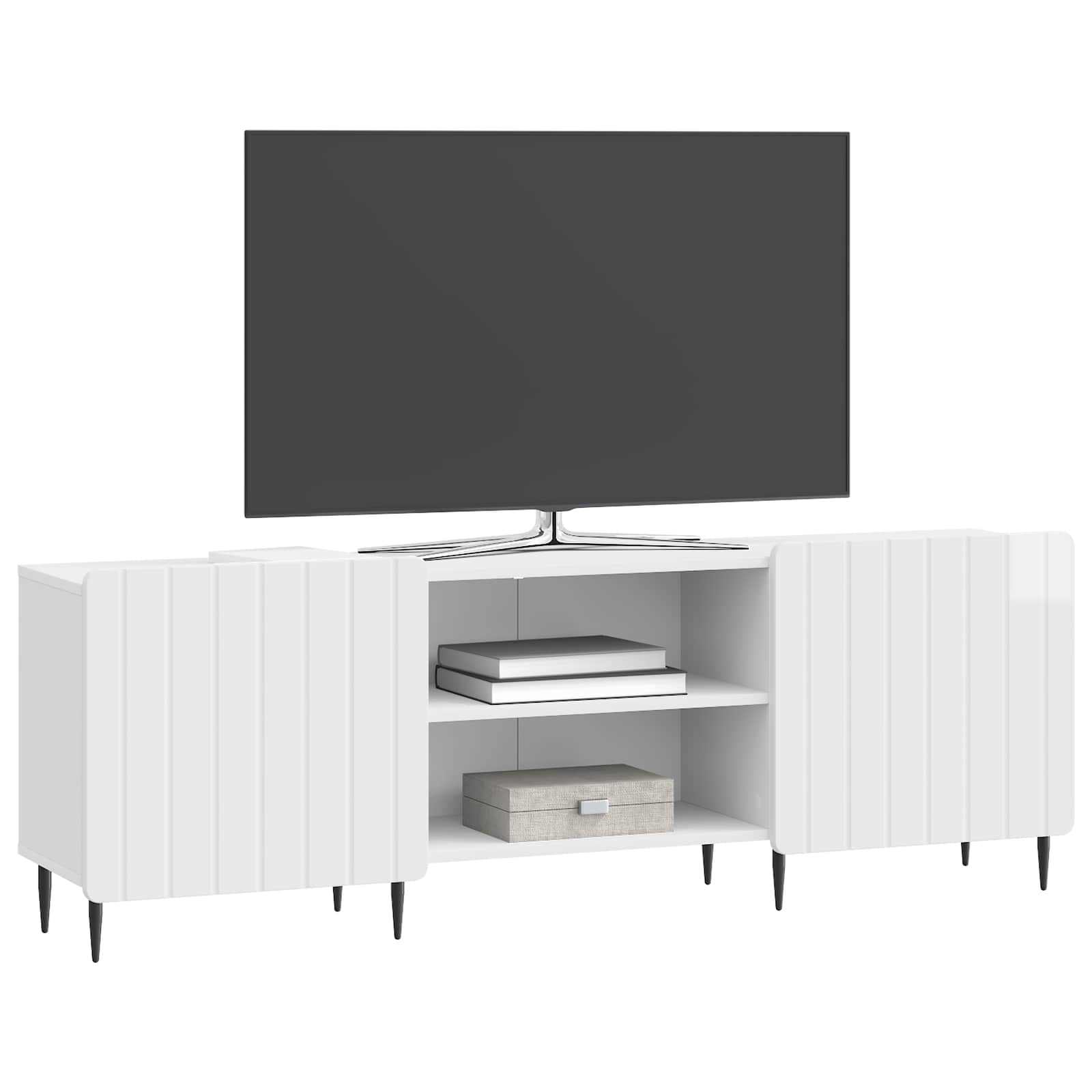 TV ormar Bijela visokog sjaja 150 x 31 x 52 cm