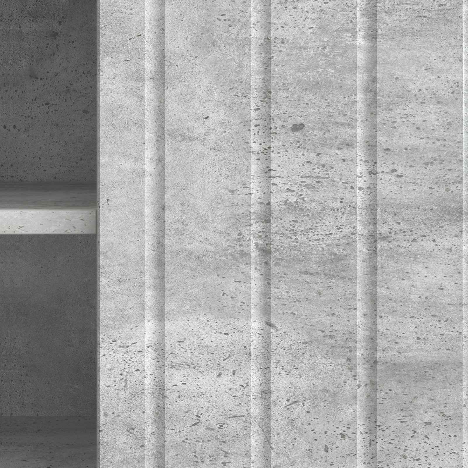 TV ormar Betonska siva 102 x 34,5 x 52 cm Konstruirano drvo