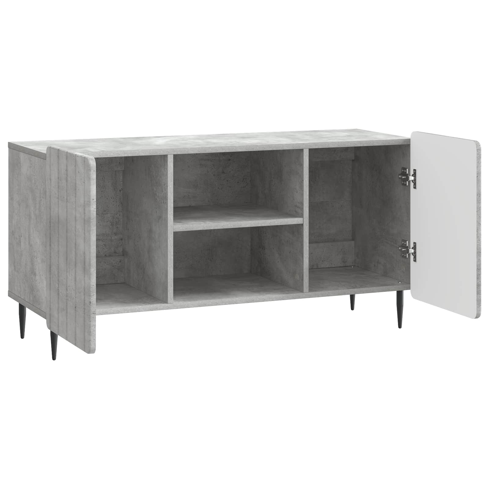 TV ormar Betonska siva 102 x 34,5 x 52 cm Konstruirano drvo
