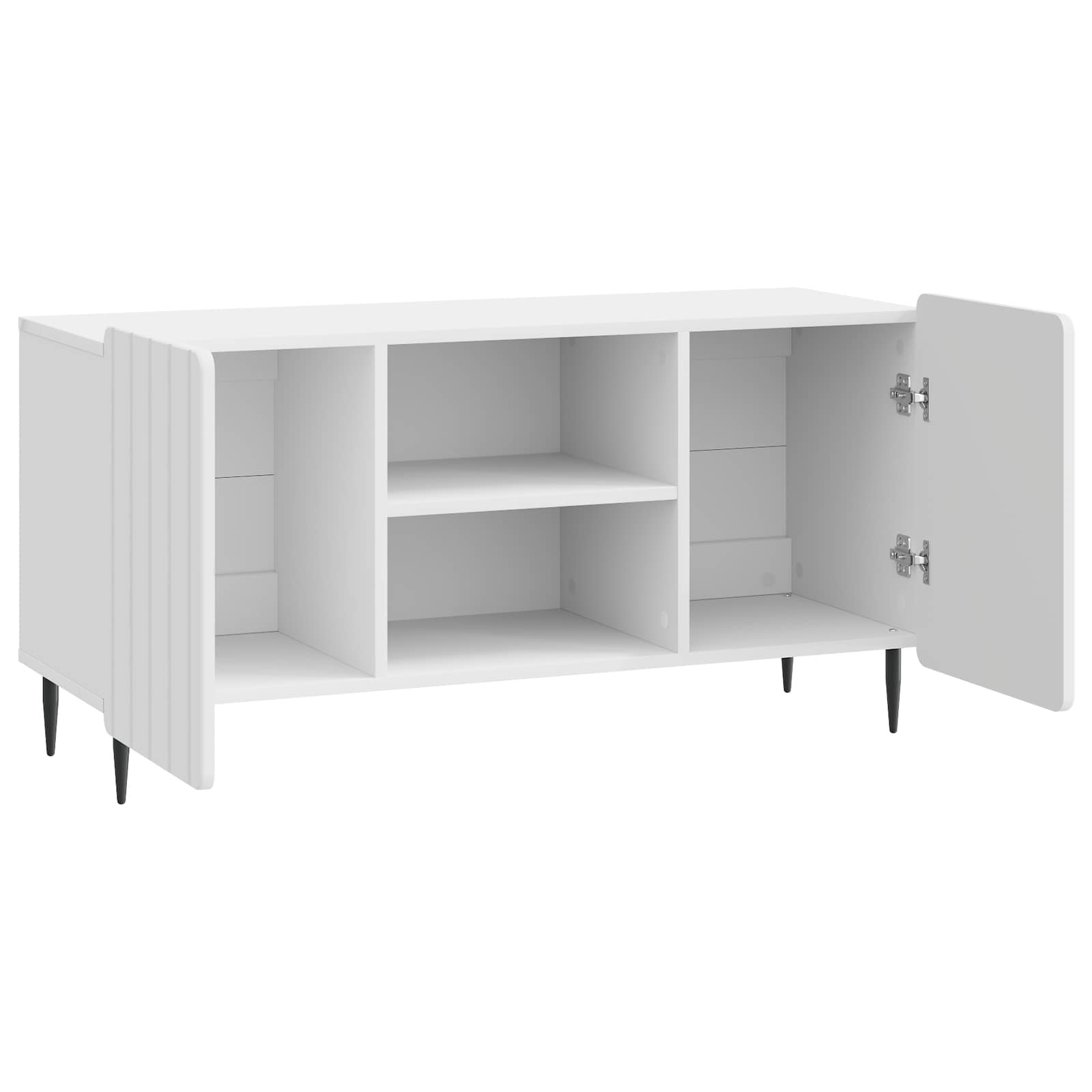 TV ormar Bijela visokog sjaja 102 x 34,5 x 52 cm