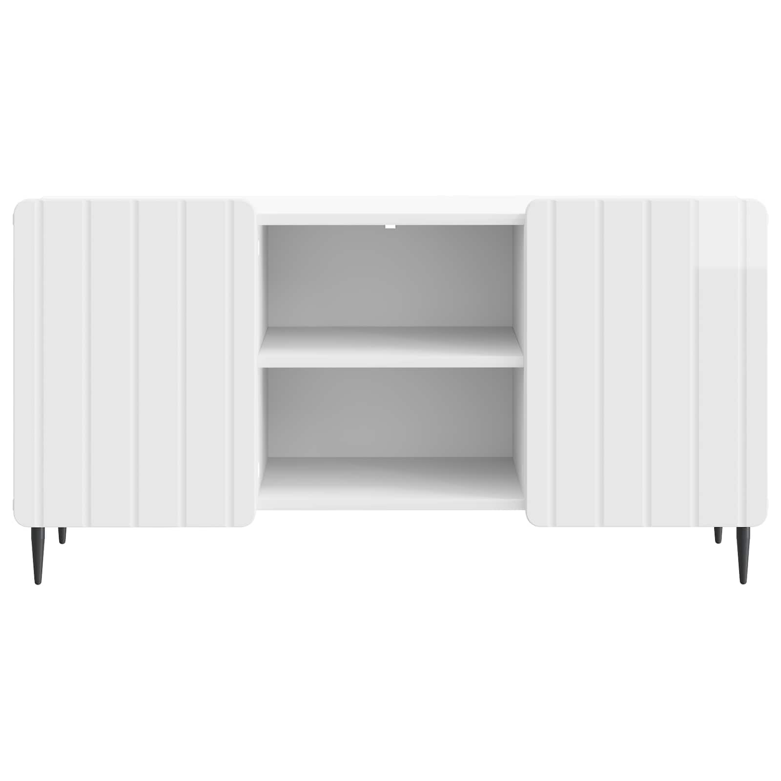 TV ormar Bijela visokog sjaja 102 x 34,5 x 52 cm
