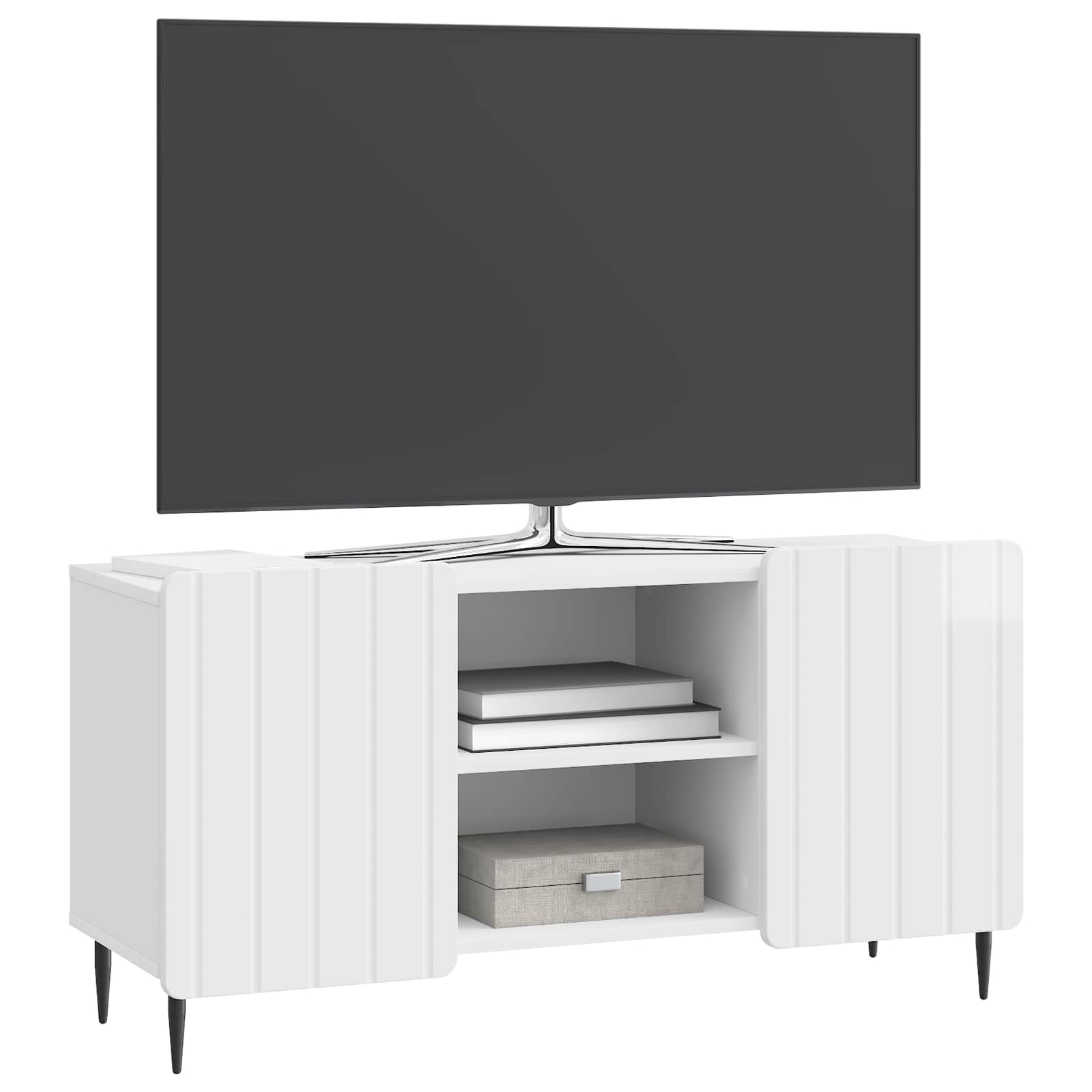 TV ormar Bijela visokog sjaja 102 x 34,5 x 52 cm
