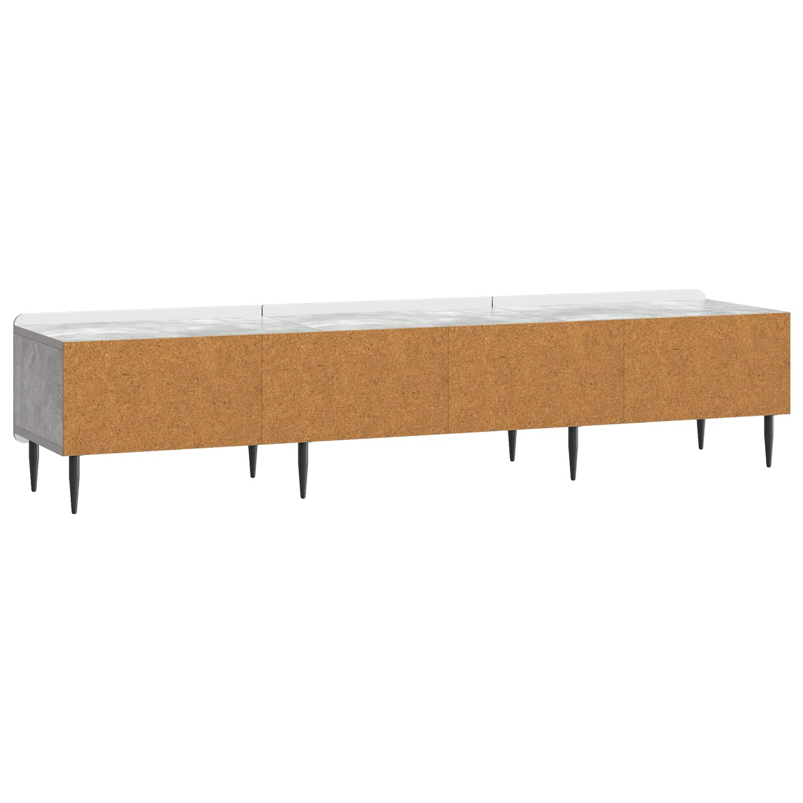 TV ormar Betonska siva 147 x 34,5 x 32 cm Konstruirano drvo