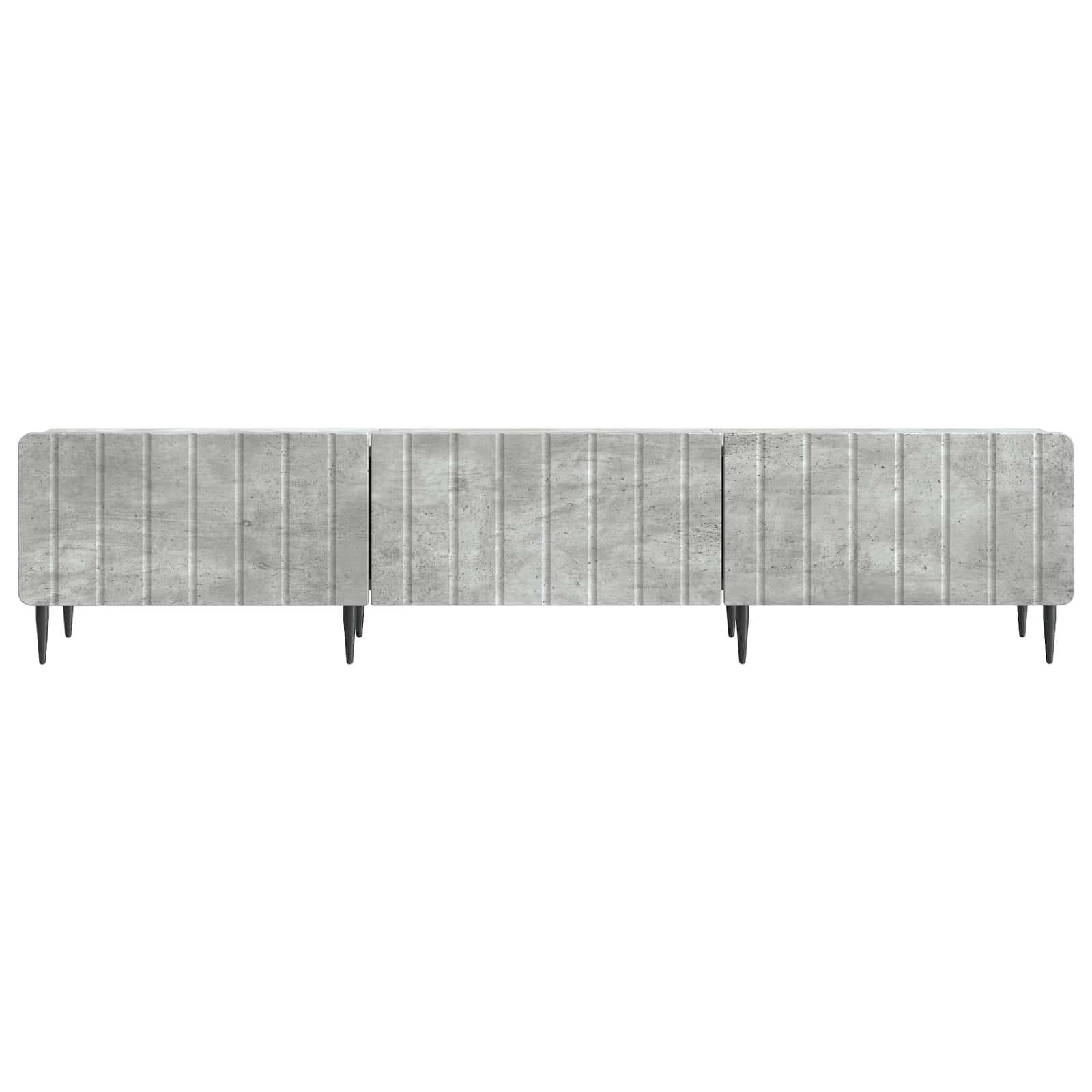 TV ormar Betonska siva 147 x 34,5 x 32 cm Konstruirano drvo