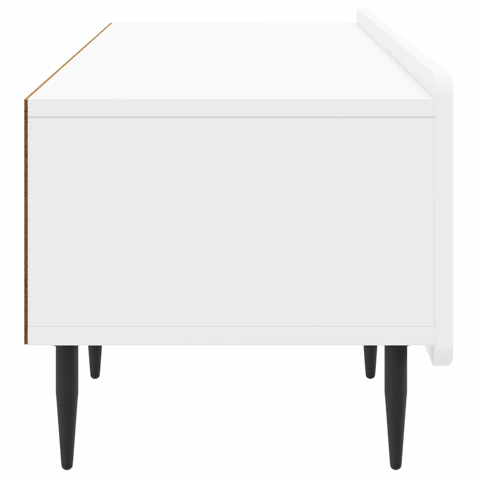 TV ormar s ladicama Bijela visokog sjaja 147 x 34,5 x 32 cm