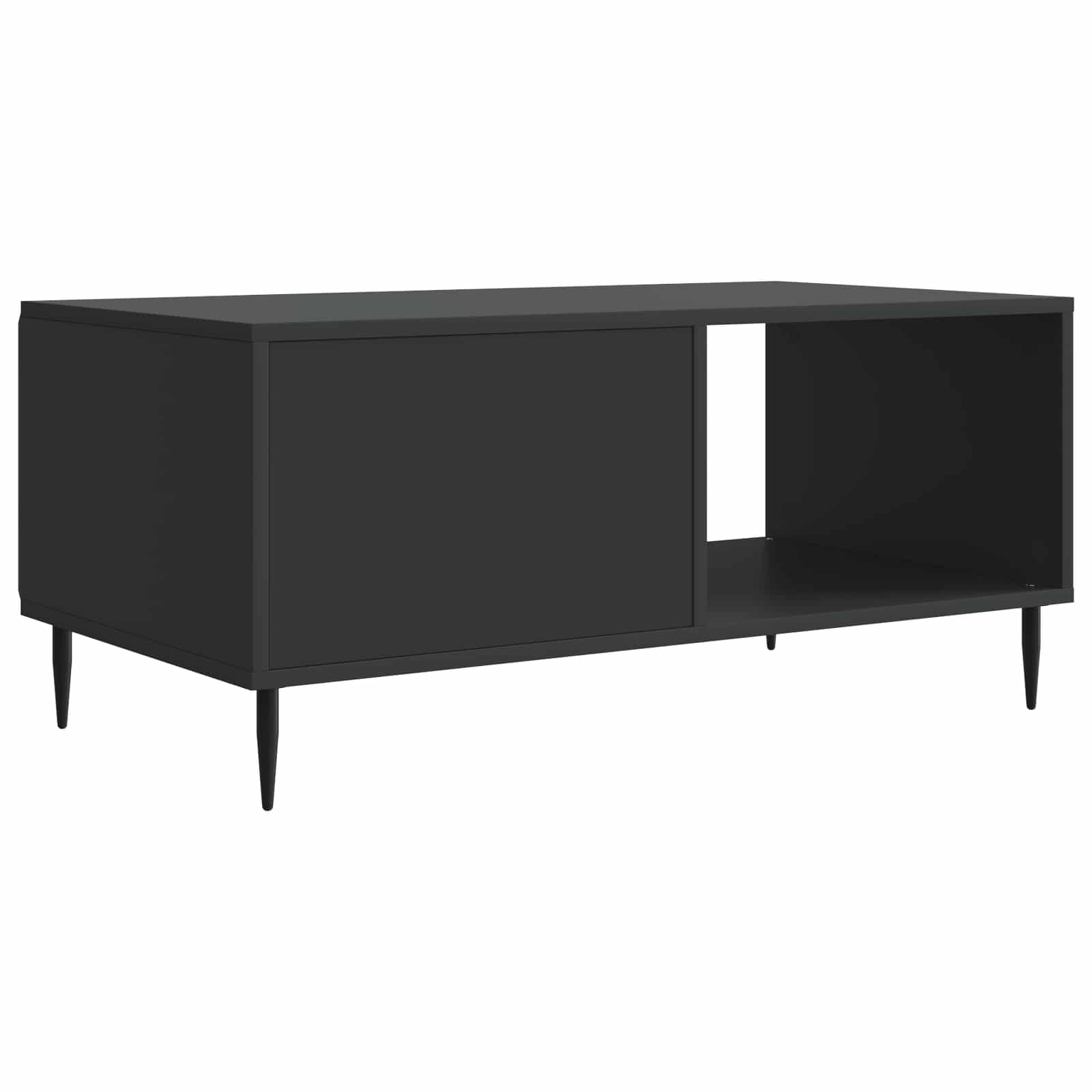 Kava Stol Crna 90 x 50 x 40 cm Konstruirano drvo