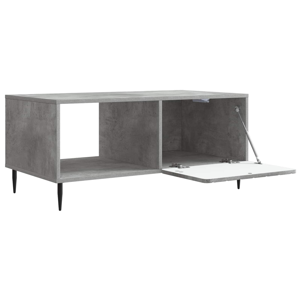 Kava Stol Betonska siva 90 x 50 x 40 cm Konstruirano drvo