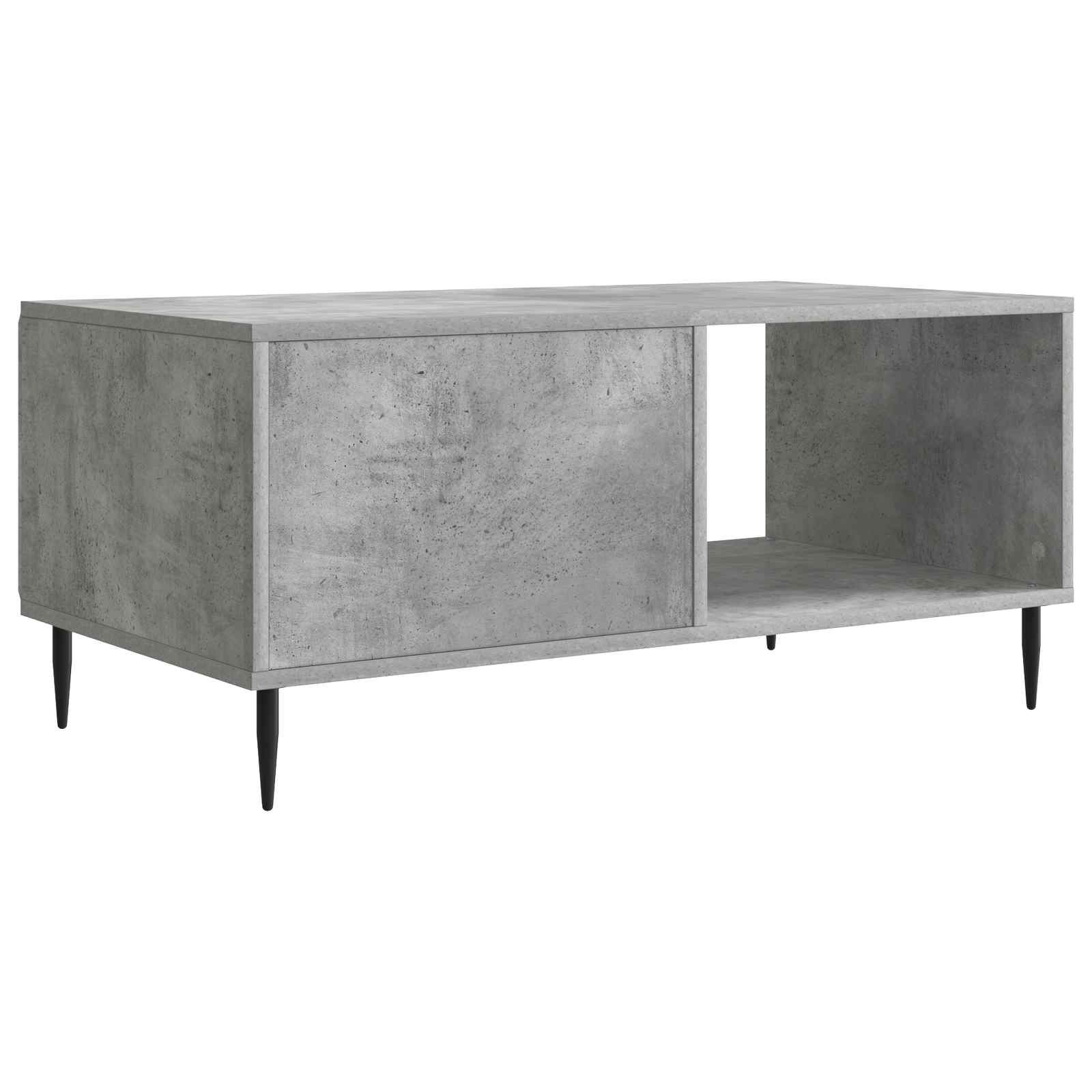 Kava Stol Betonska siva 90 x 50 x 40 cm Konstruirano drvo