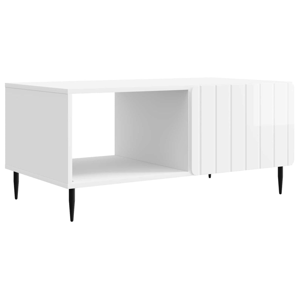 Kava Stol Bijela visokog sjaja 90 x 50 x 40 cm