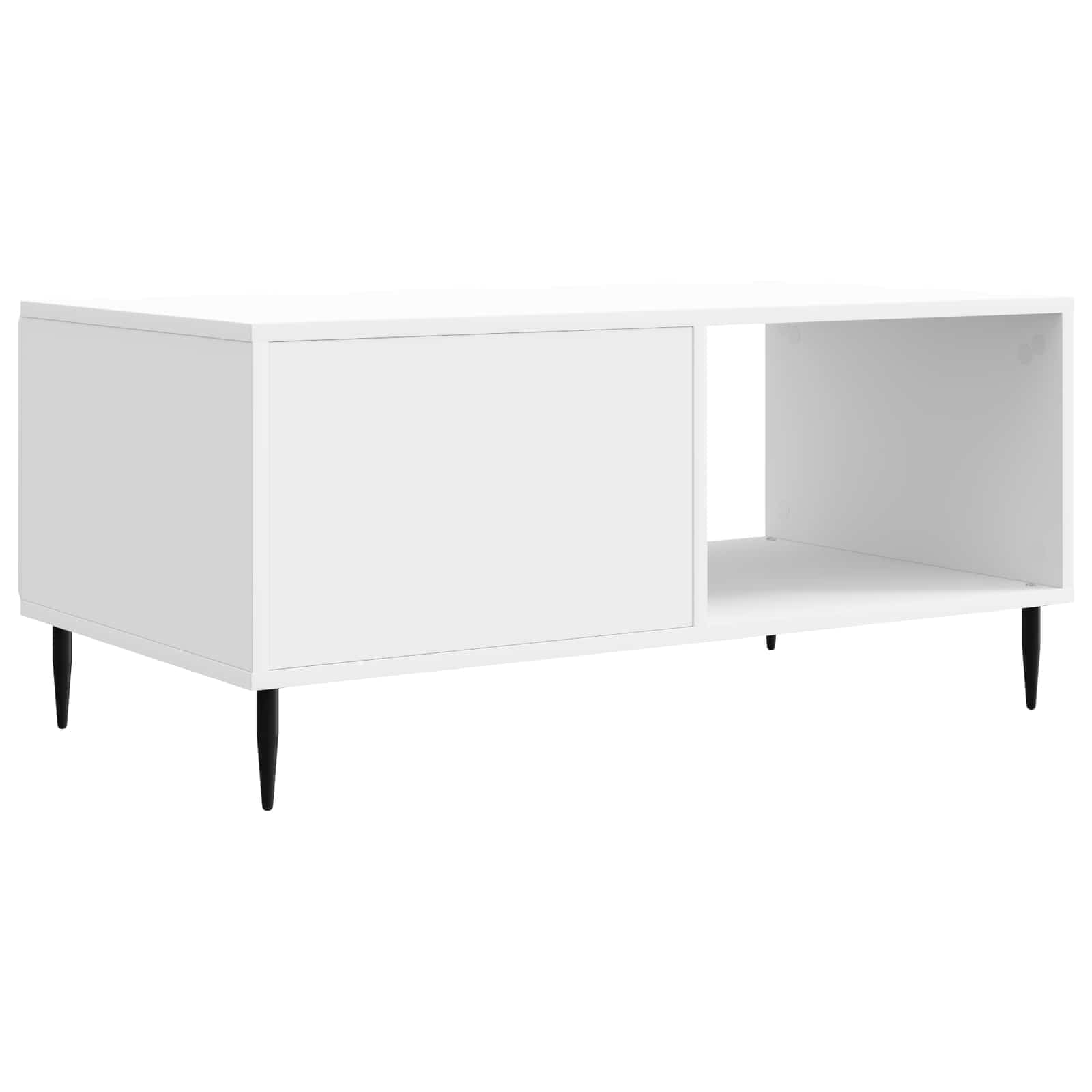 Kava Stol Bijela visokog sjaja 90 x 50 x 40 cm