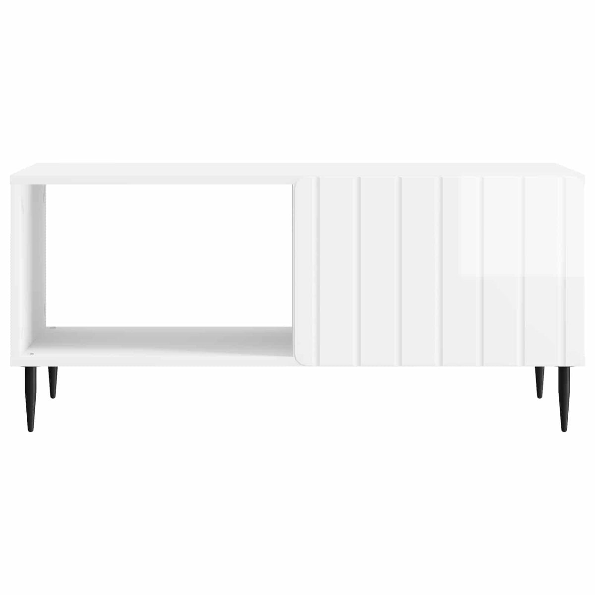 Kava Stol Bijela visokog sjaja 90 x 50 x 40 cm