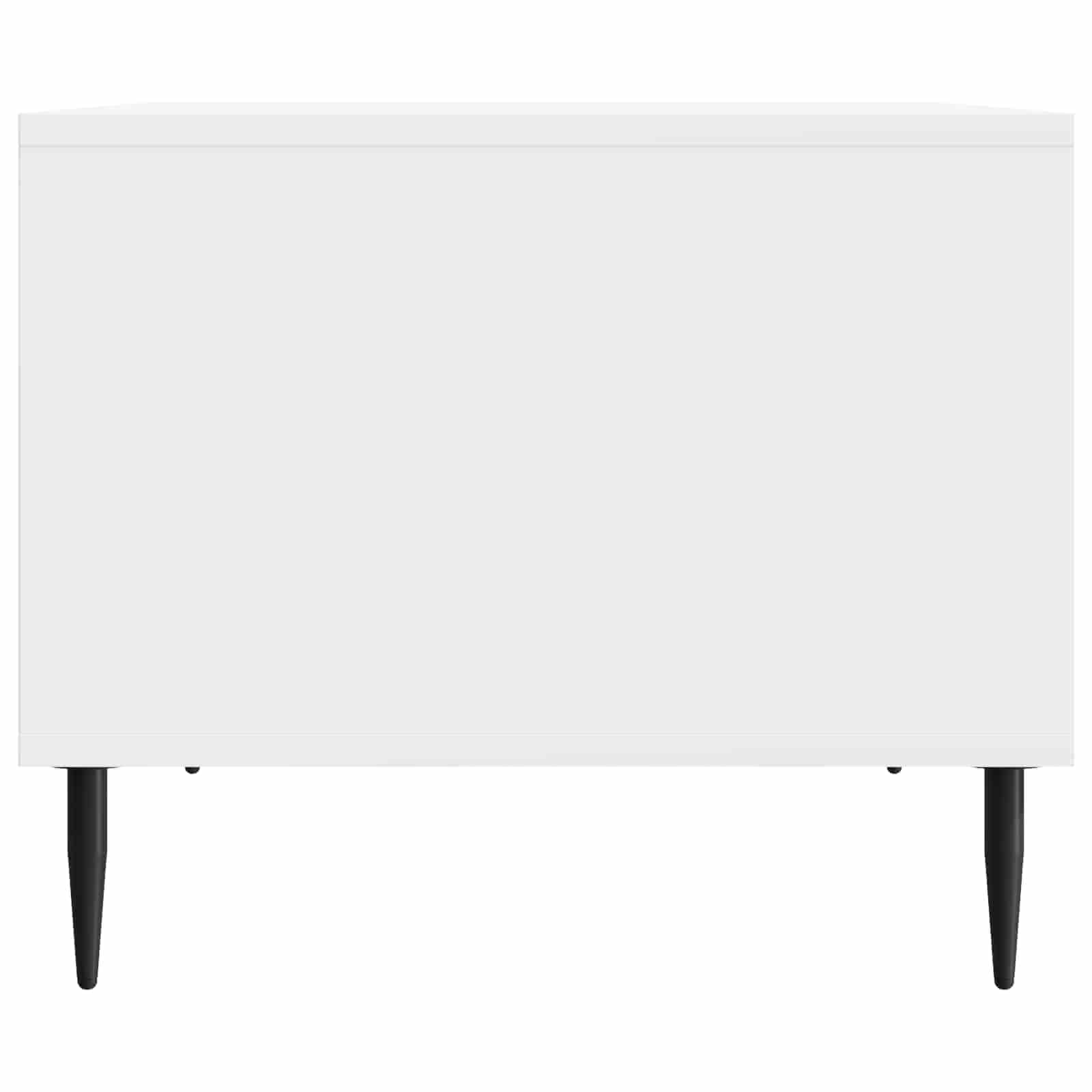 Kava Stol Bijela visokog sjaja 90 x 50 x 40 cm