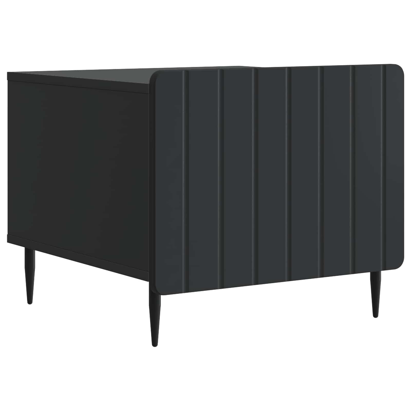 Kava Stol s ladicama Crna 49 x 50 x 42 cm Konstruirano drvo