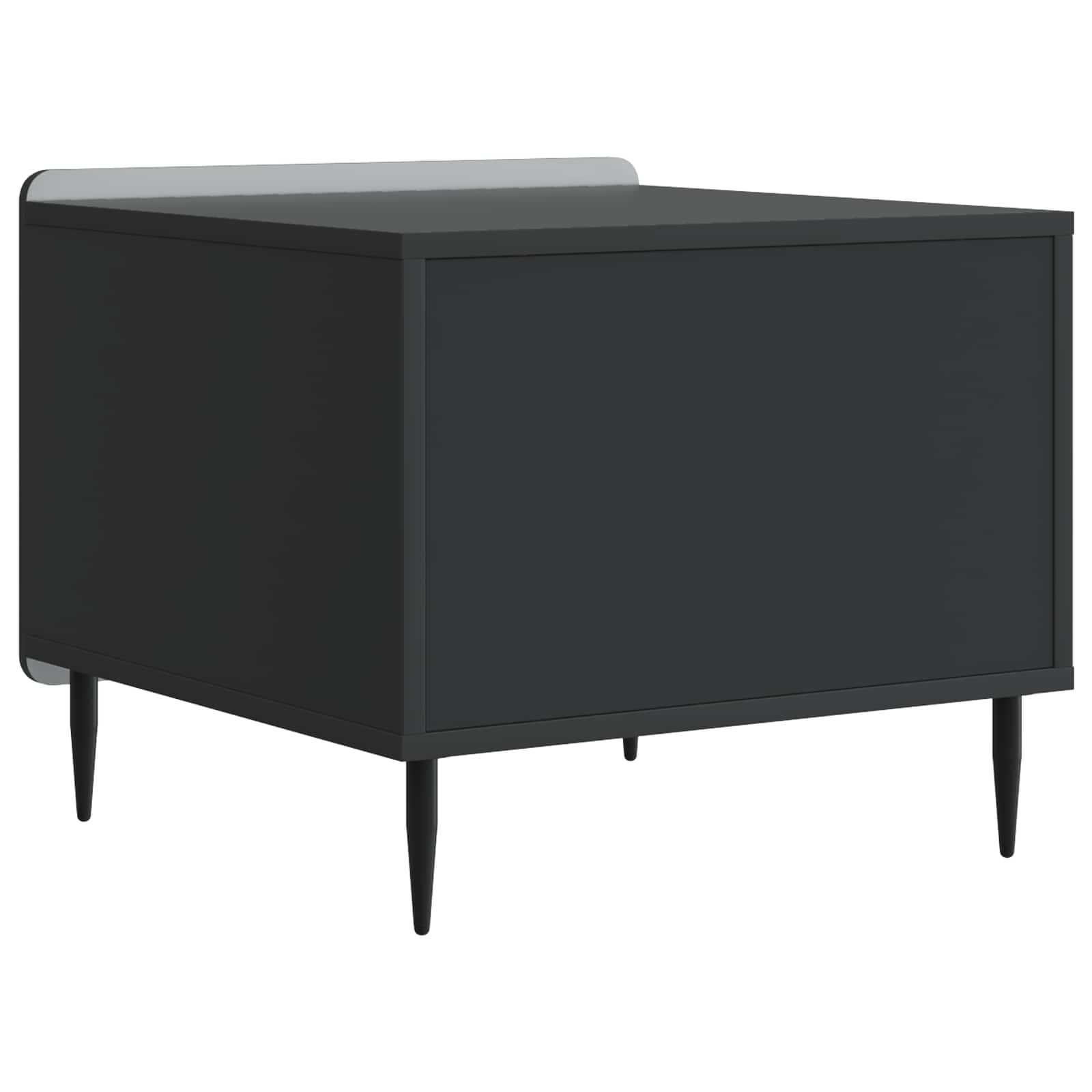 Kava Stol s ladicama Crna 49 x 50 x 42 cm Konstruirano drvo